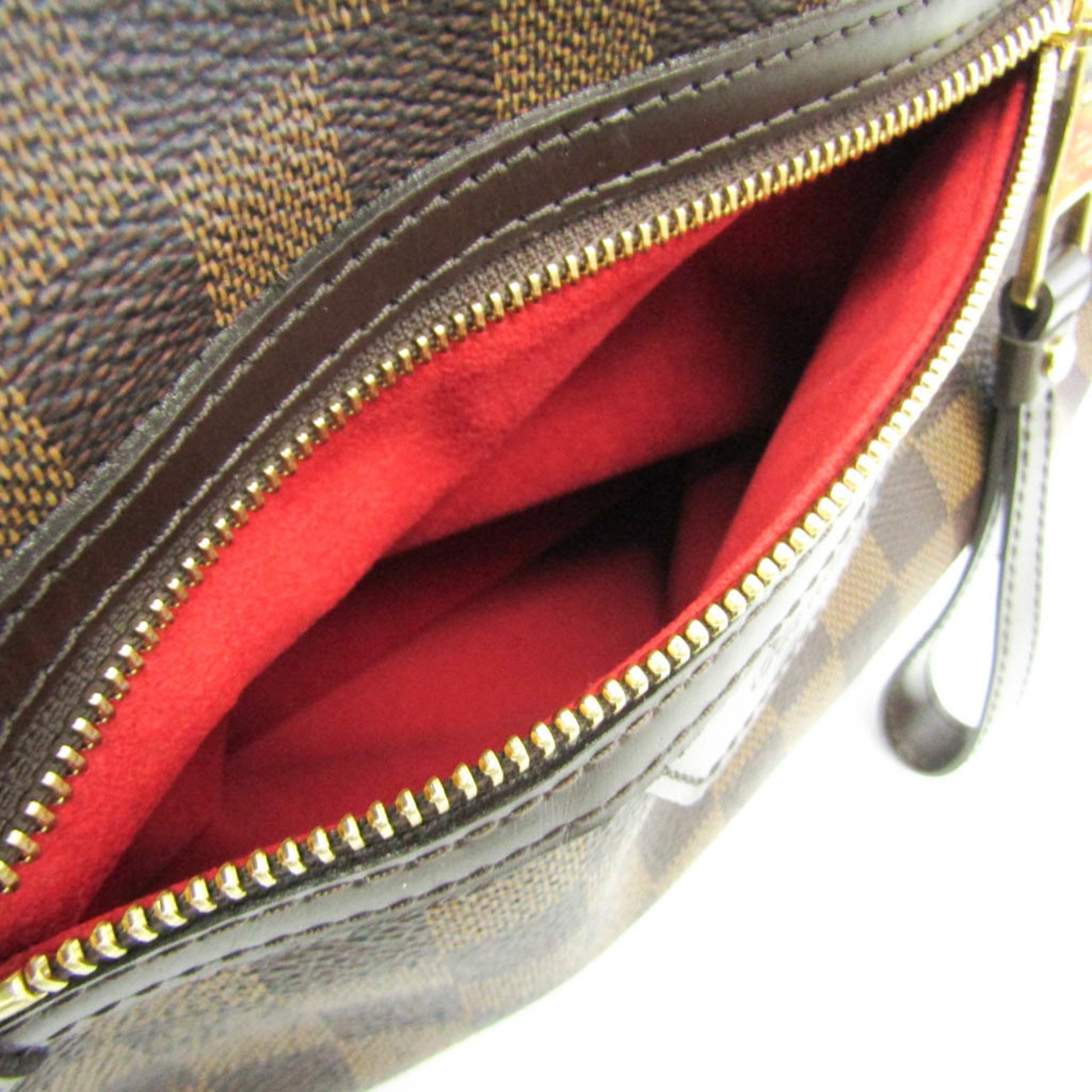 Louis Vuitton Evora, Brown, Canvas, handbag