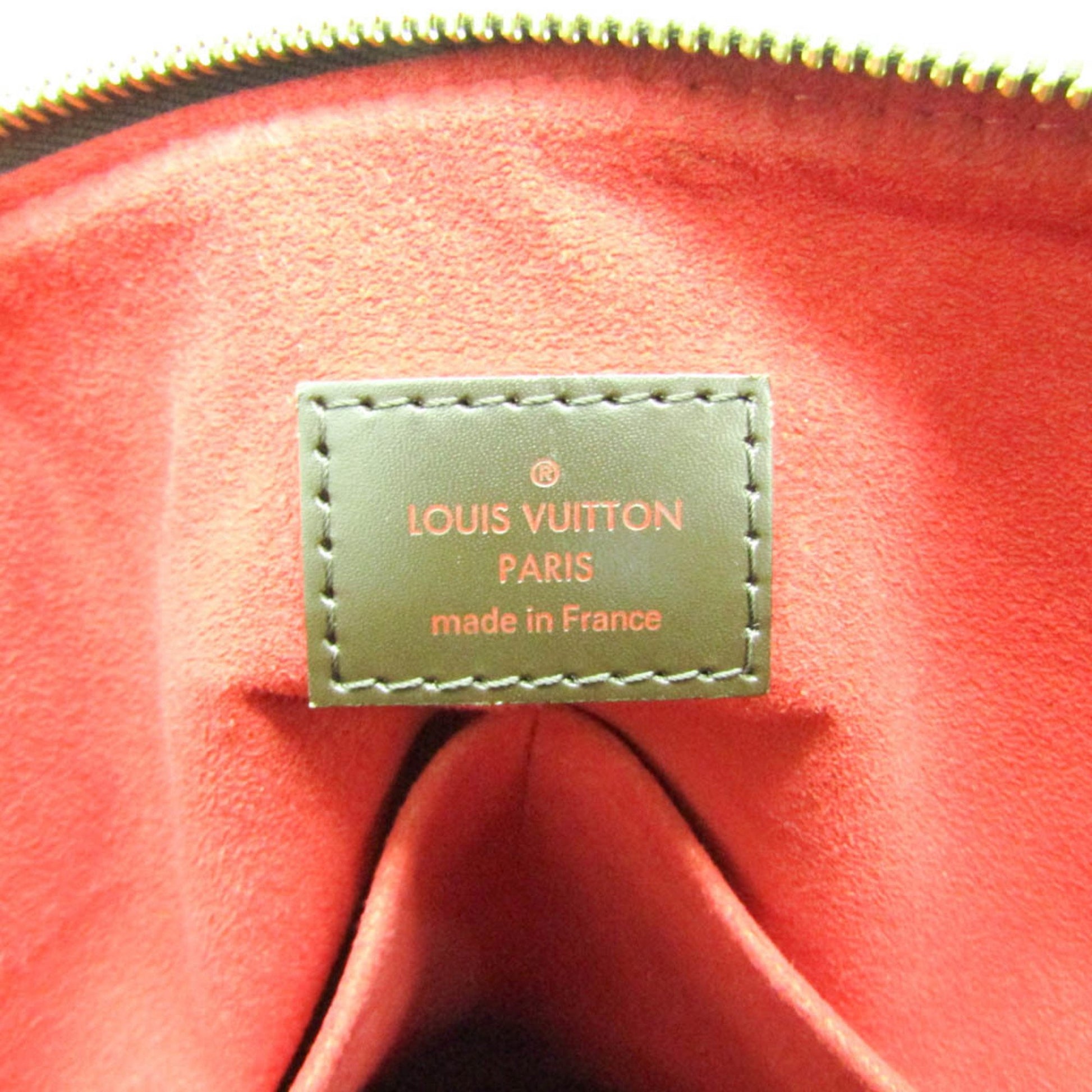 Louis Vuitton Evora, Brown, Canvas, handbag