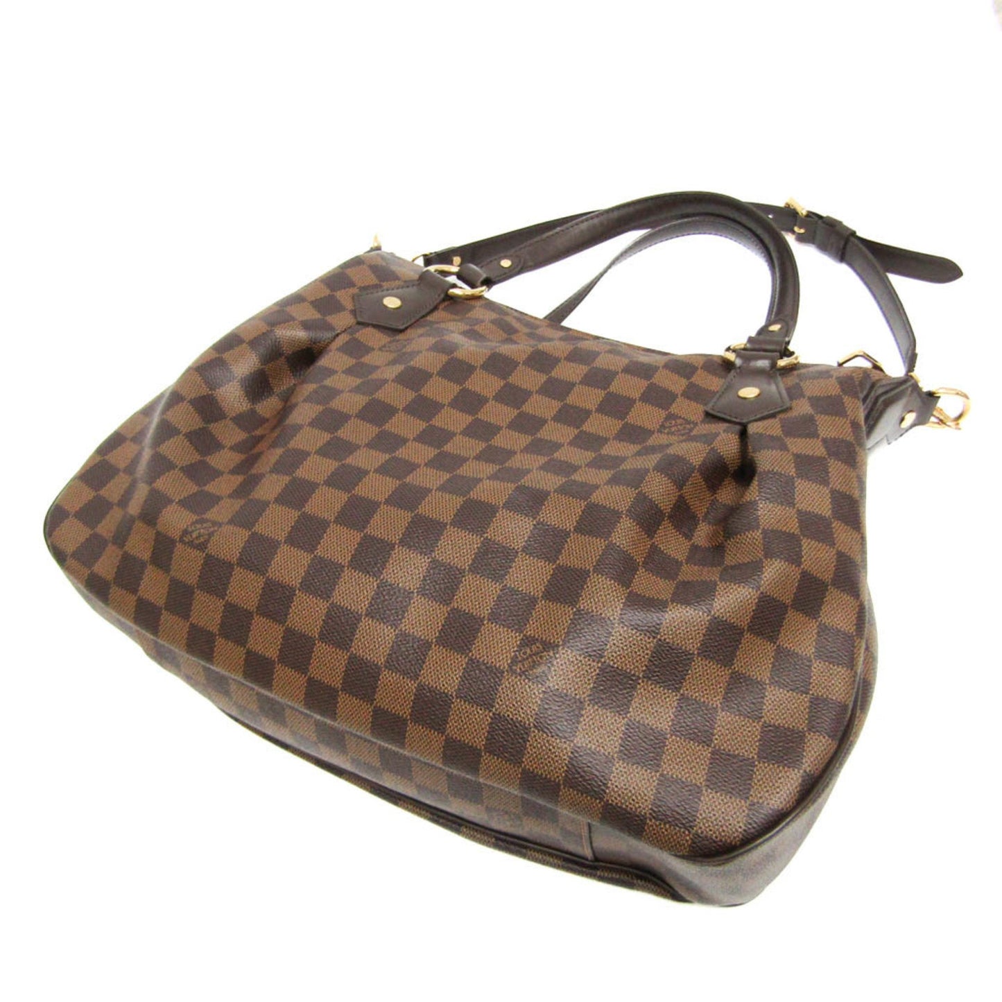 Louis Vuitton Evora, Brown, Canvas, handbag