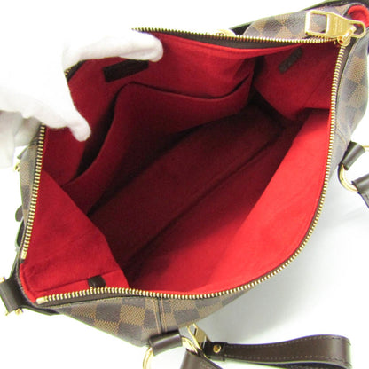 Louis Vuitton Evora, Brown, Canvas, handbag