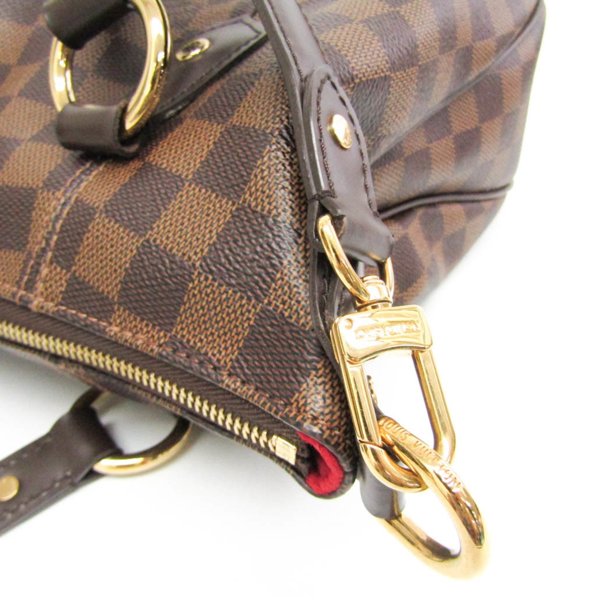 Louis Vuitton Evora, Brown, Canvas, handbag