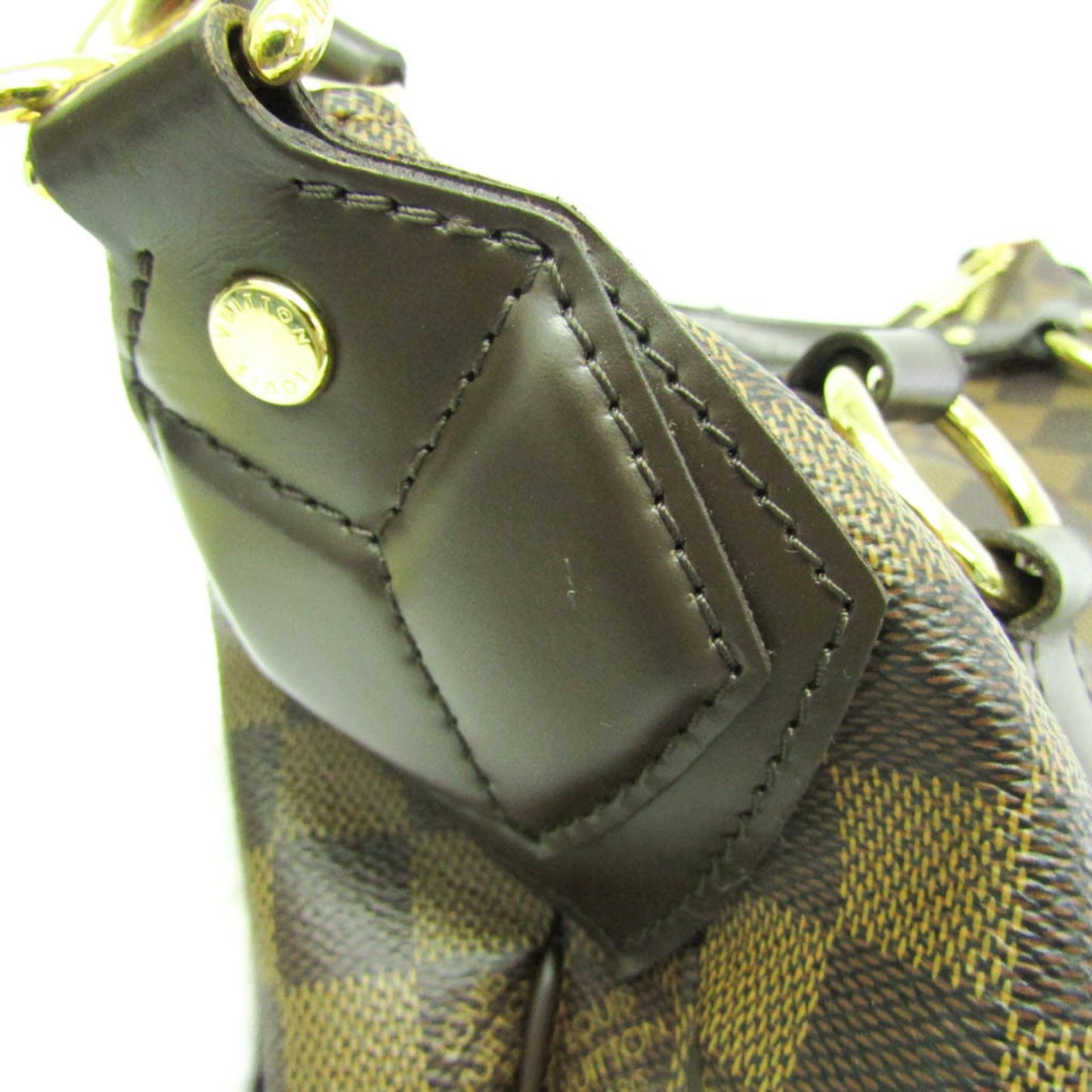 Louis Vuitton Evora, Brown, Canvas, handbag