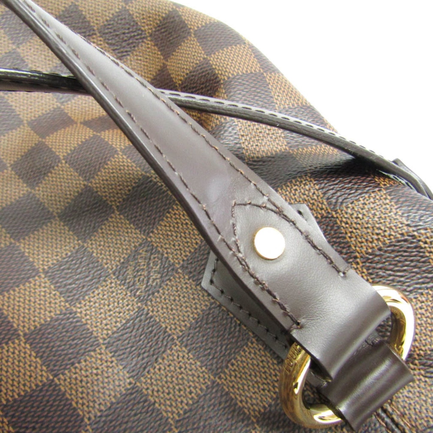 Louis Vuitton Evora, Brown, Canvas, handbag