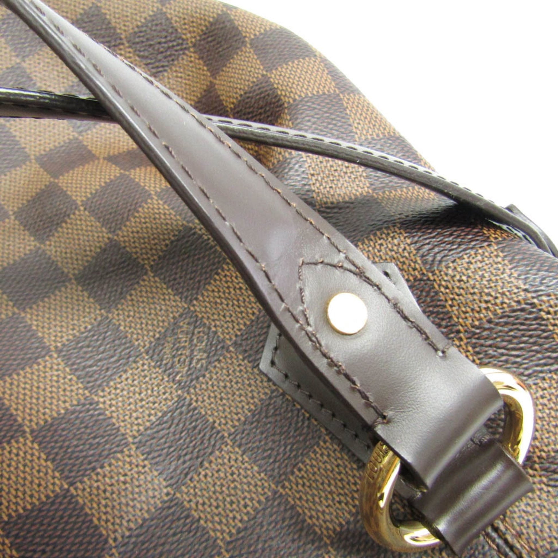 Louis Vuitton Evora, Brown, Canvas, handbag