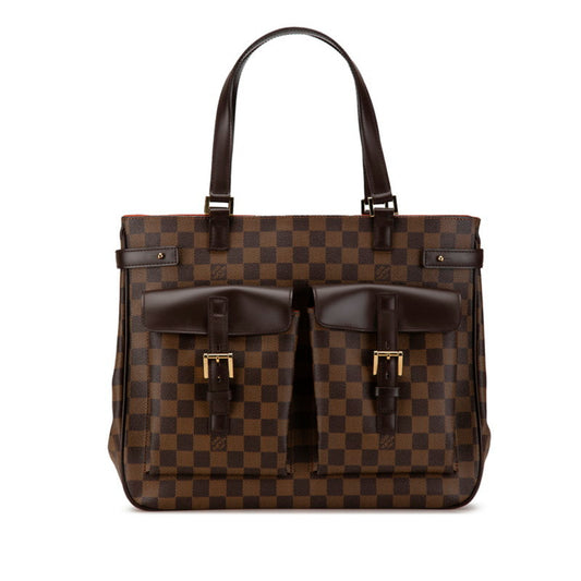 Louis Vuitton Uzes, Brown, Canvas, tote