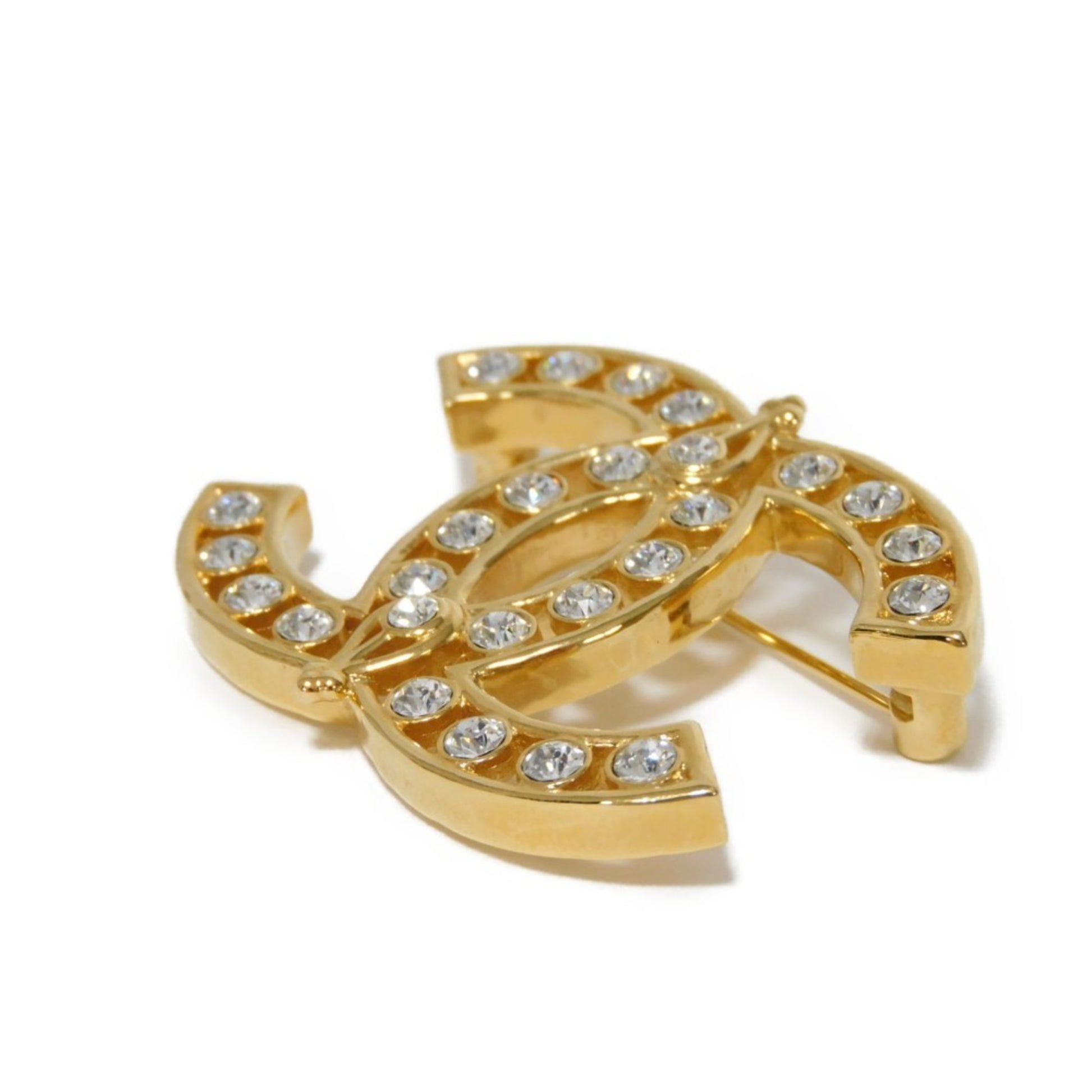 Chanel Coco Mark, Gold, Gold Plated, brooch