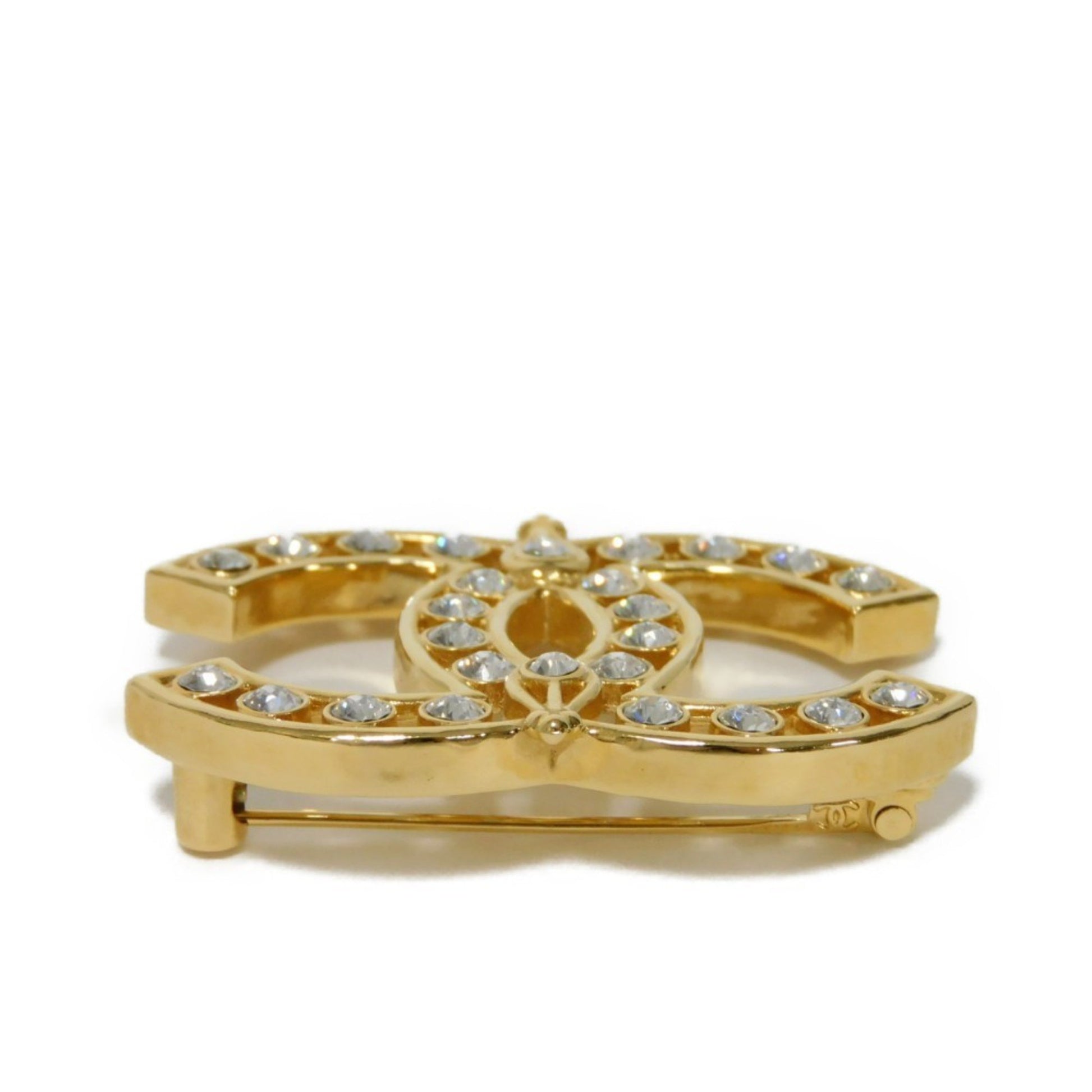 Chanel Coco Mark, Gold, Gold Plated, brooch