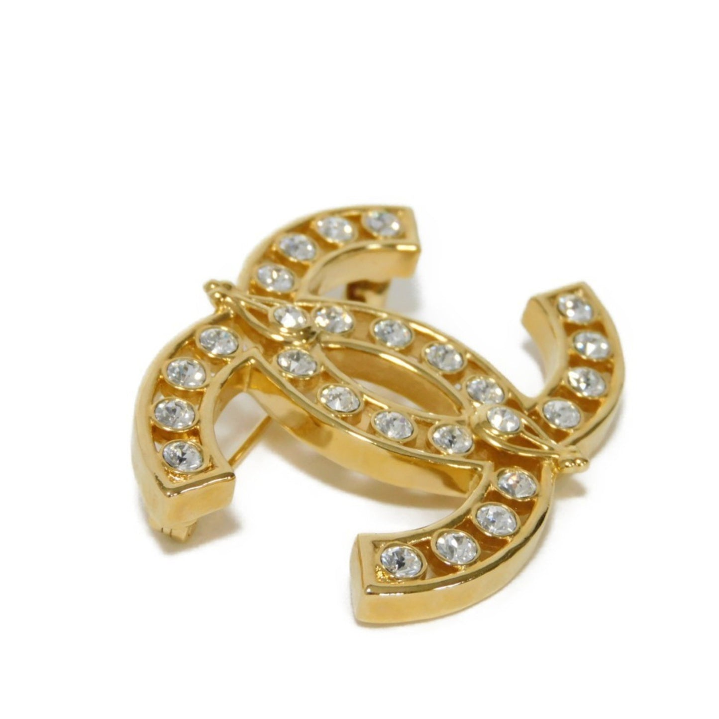 Chanel Coco Mark, Gold, Gold Plated, brooch