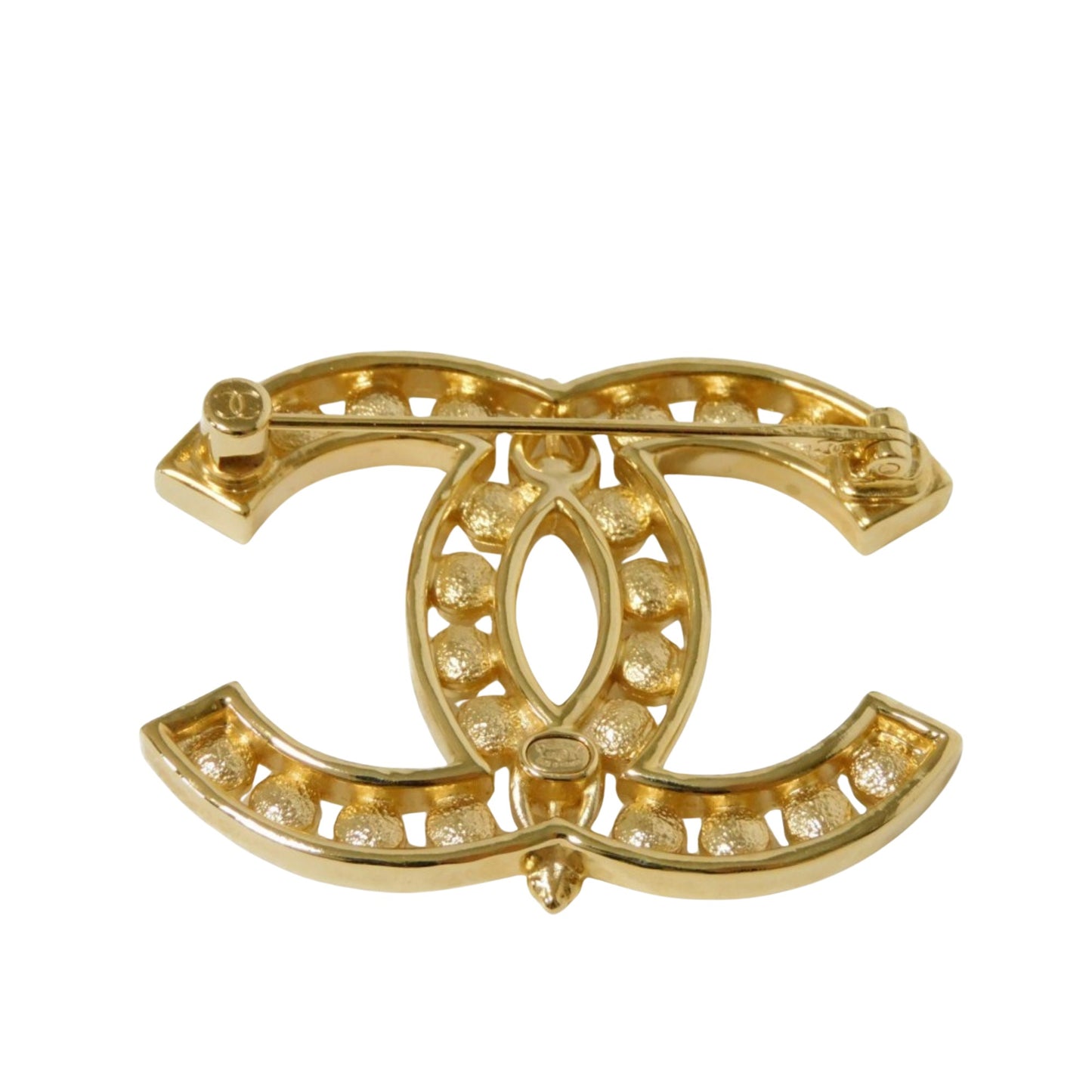 Chanel Coco Mark, Gold, Gold Plated, brooch