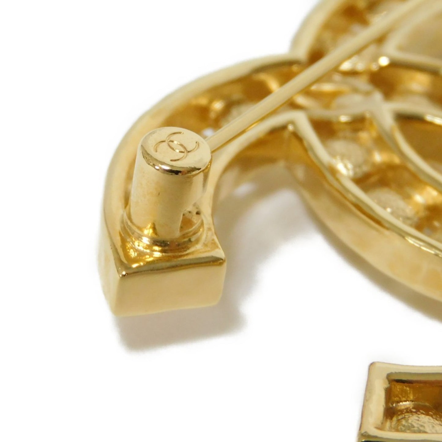 Chanel Coco Mark, Gold, Gold Plated, brooch