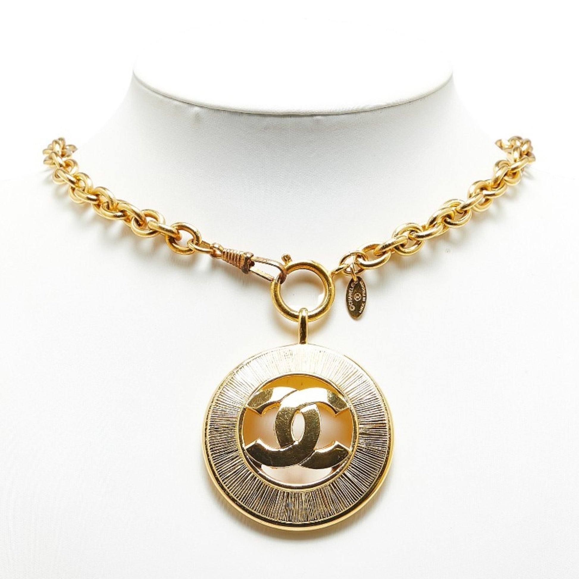 Chanel Coco Mark, Gold, Gold Plated, necklace