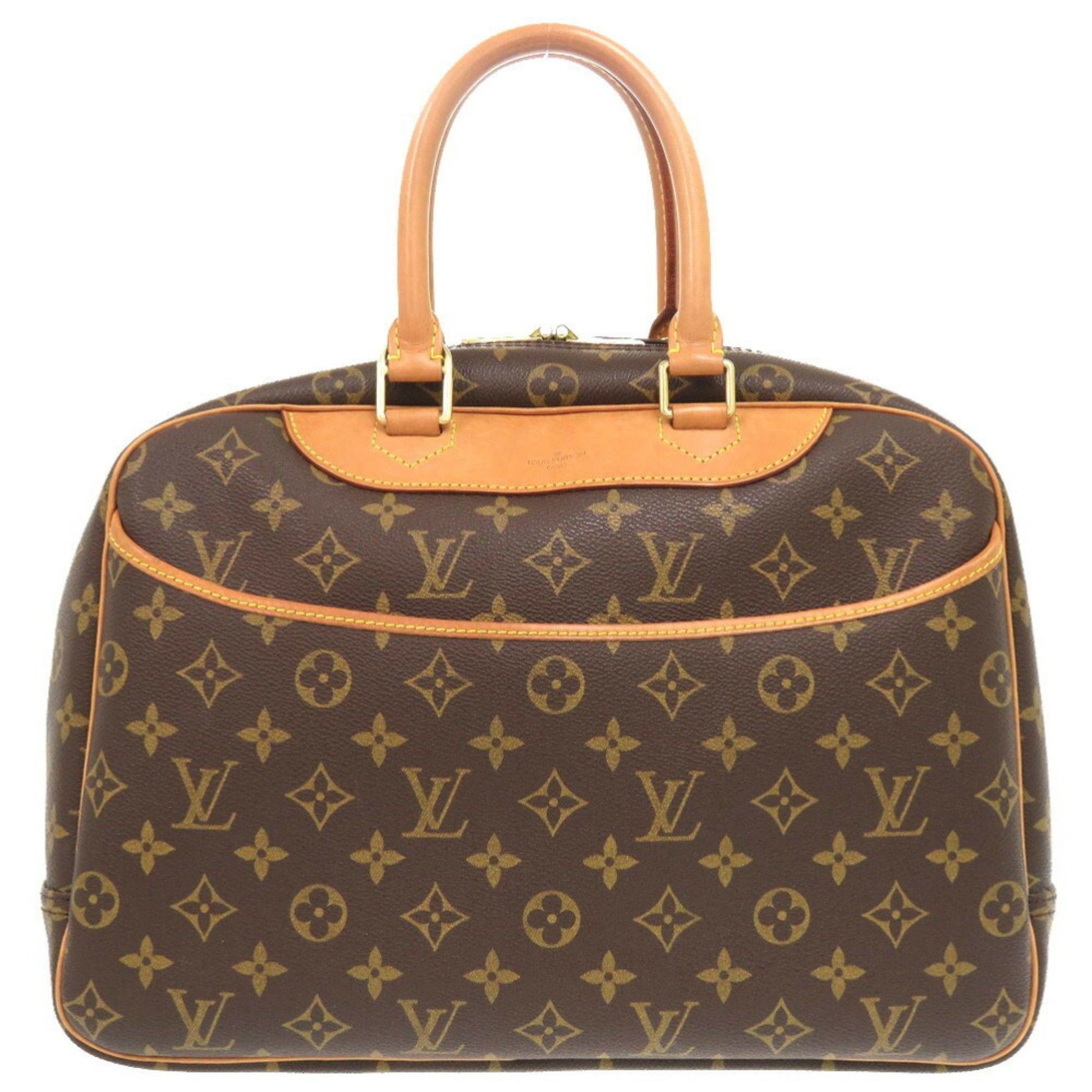 Louis Vuitton Deauville, Brown, Canvas, handbag