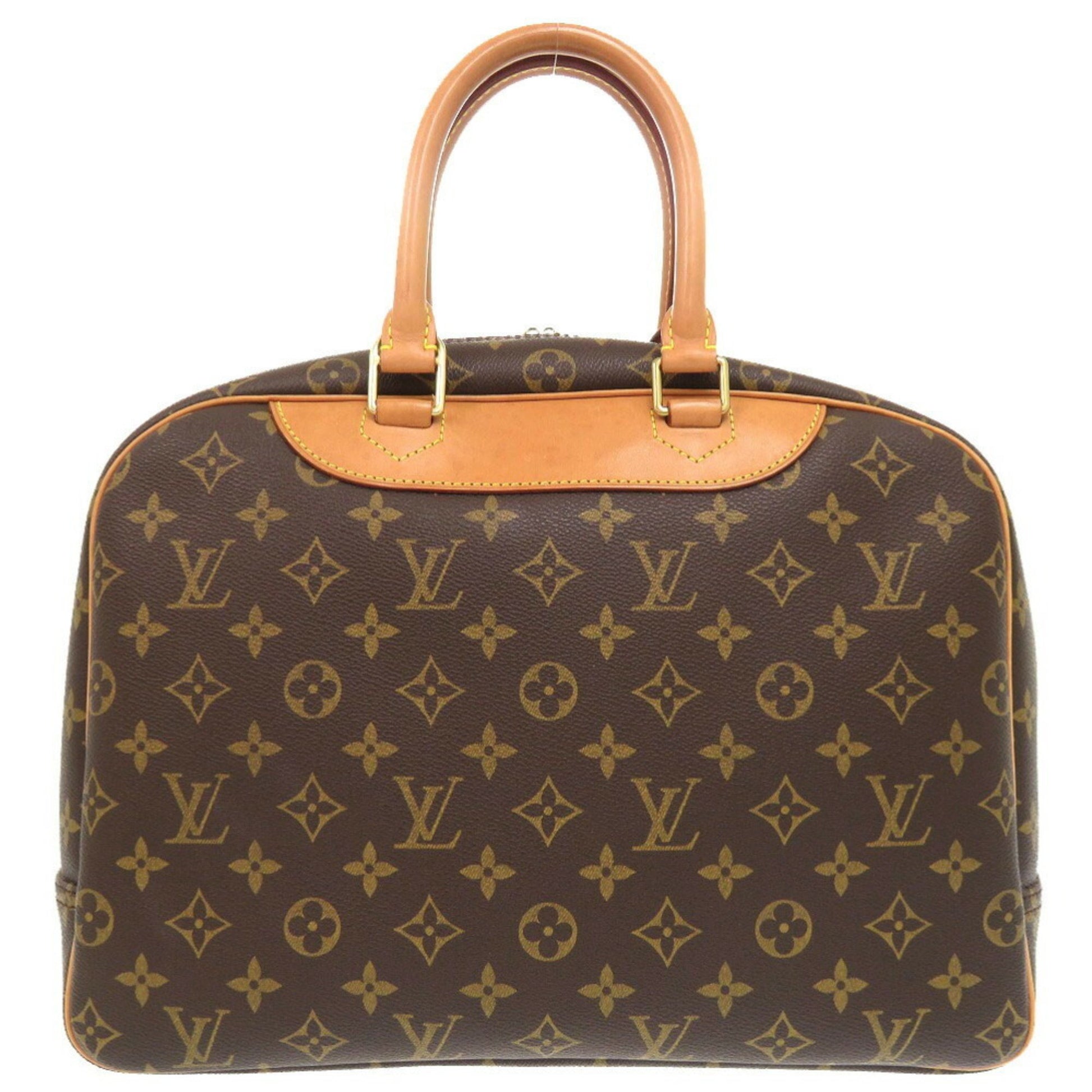 Louis Vuitton Deauville, Brown, Canvas, handbag