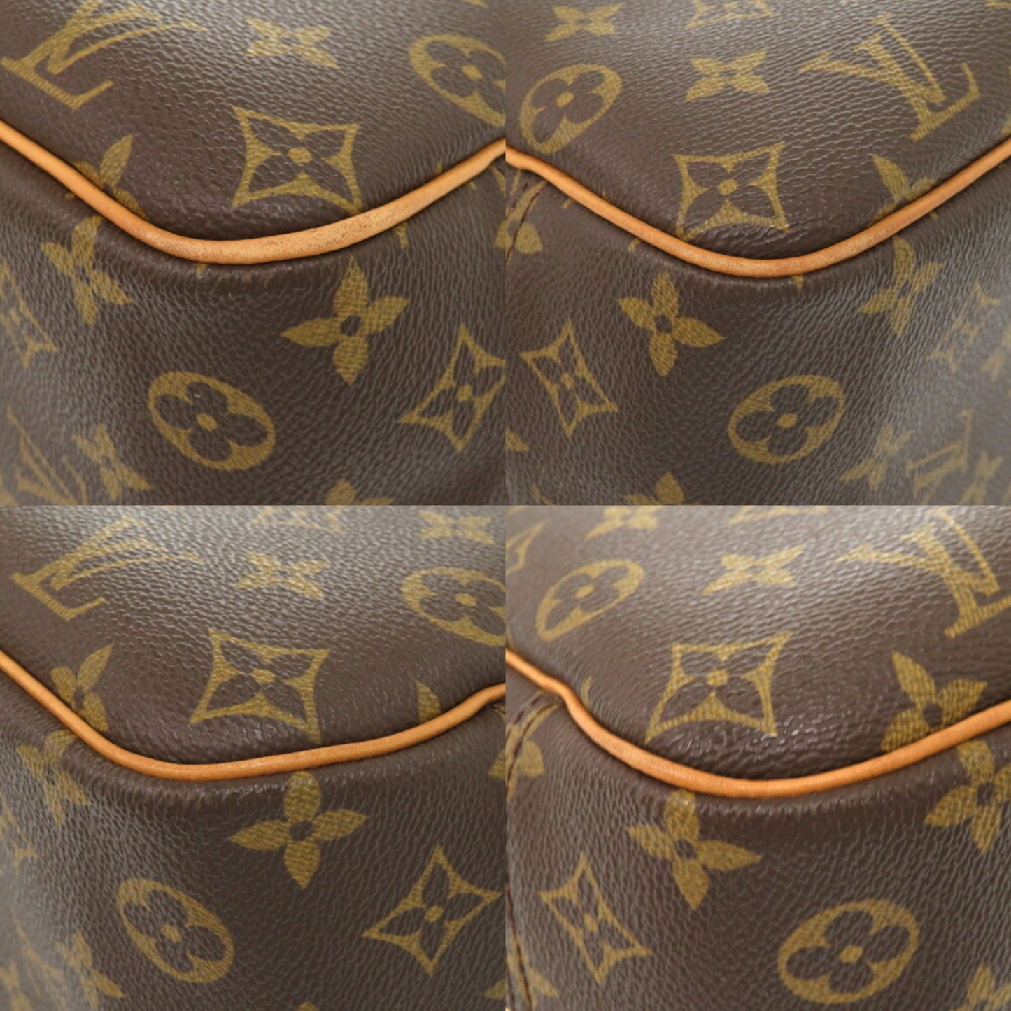 Louis Vuitton Deauville, Brown, Canvas, handbag