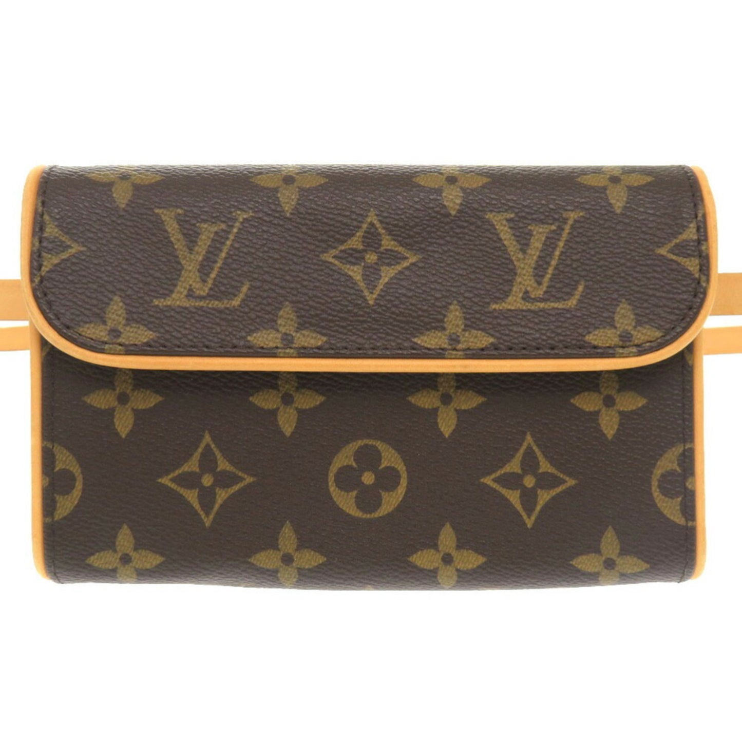 Louis Vuitton Florentine, Brown, Canvas, clutch