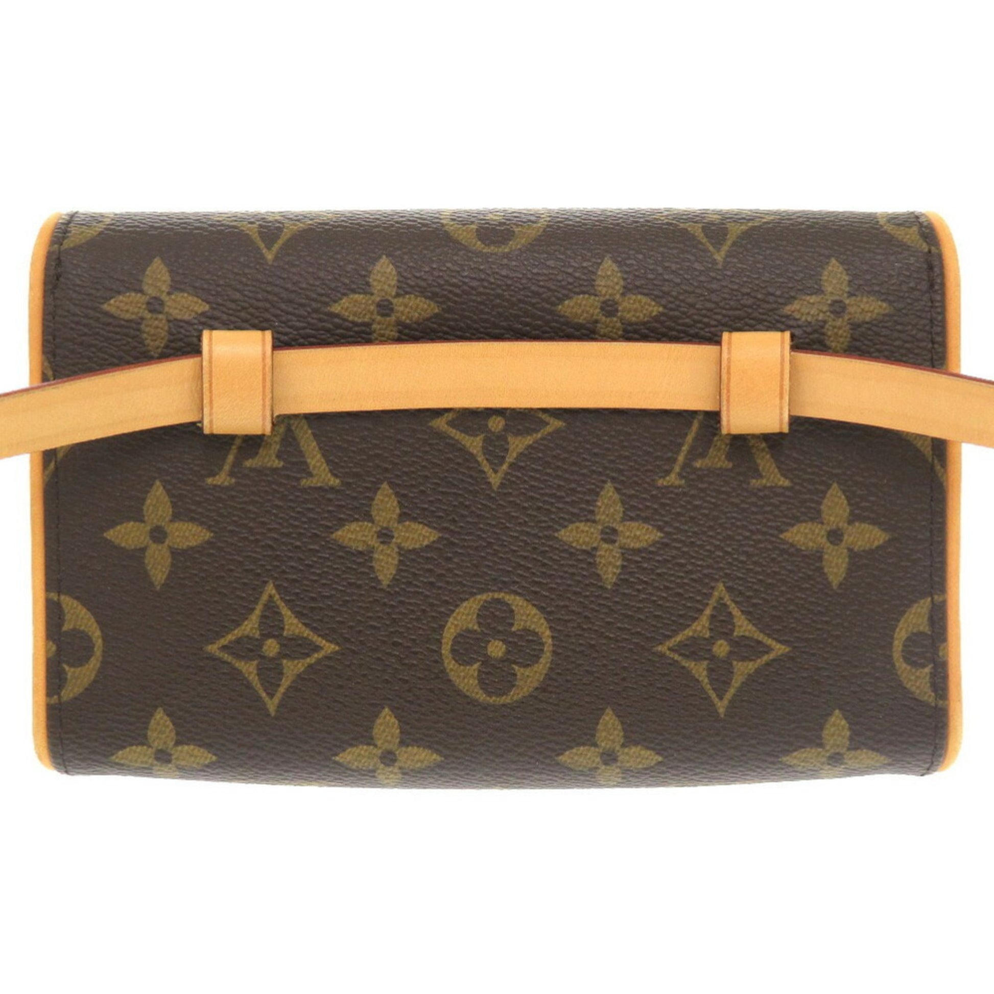 Louis Vuitton Florentine, Brown, Canvas, clutch