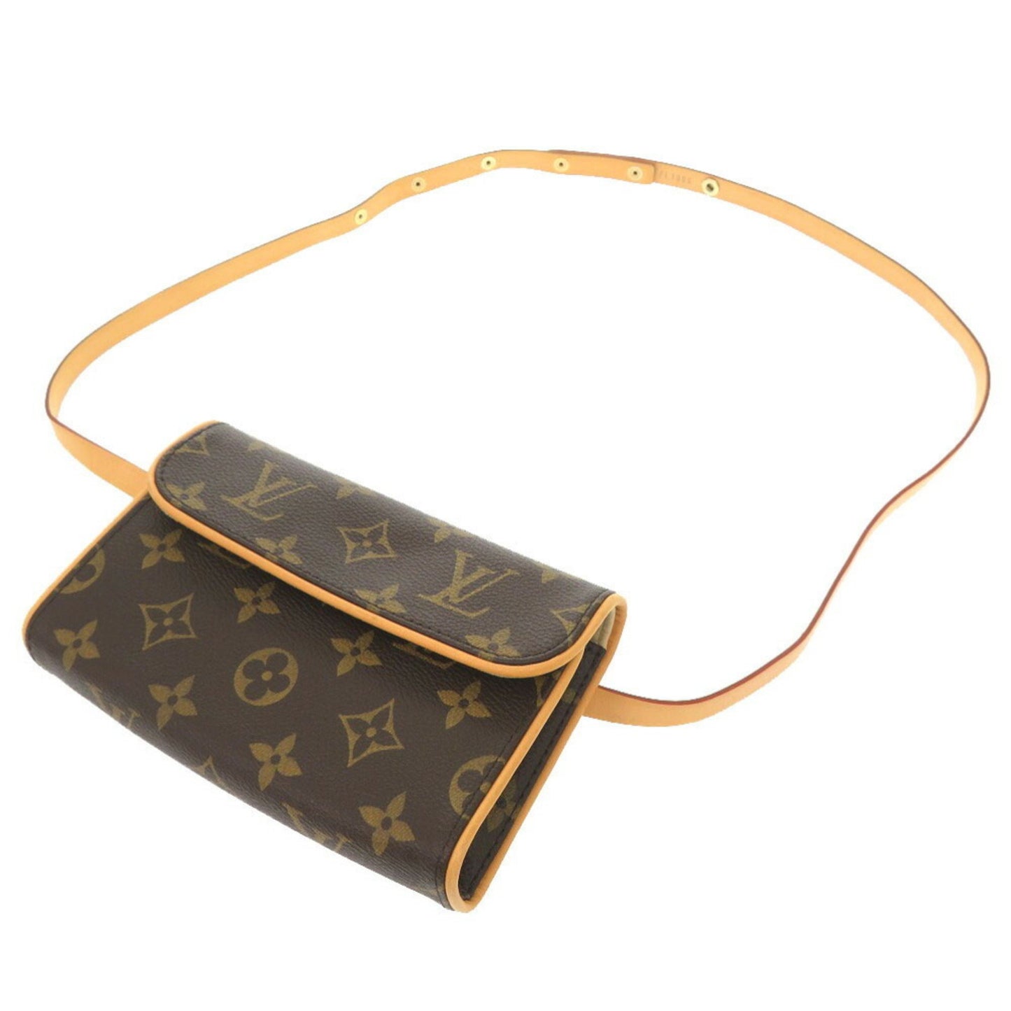 Louis Vuitton Florentine, Brown, Canvas, clutch