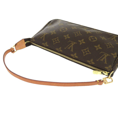 Louis Vuitton Pochette Accessoire, Brown, Canvas, clutch