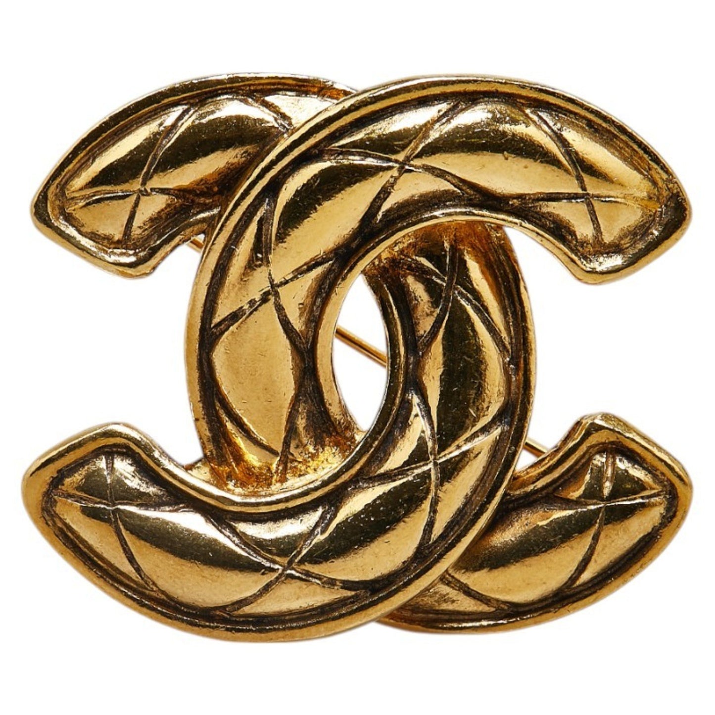 Chanel Coco Mark, Gold, Gold Plated, brooch