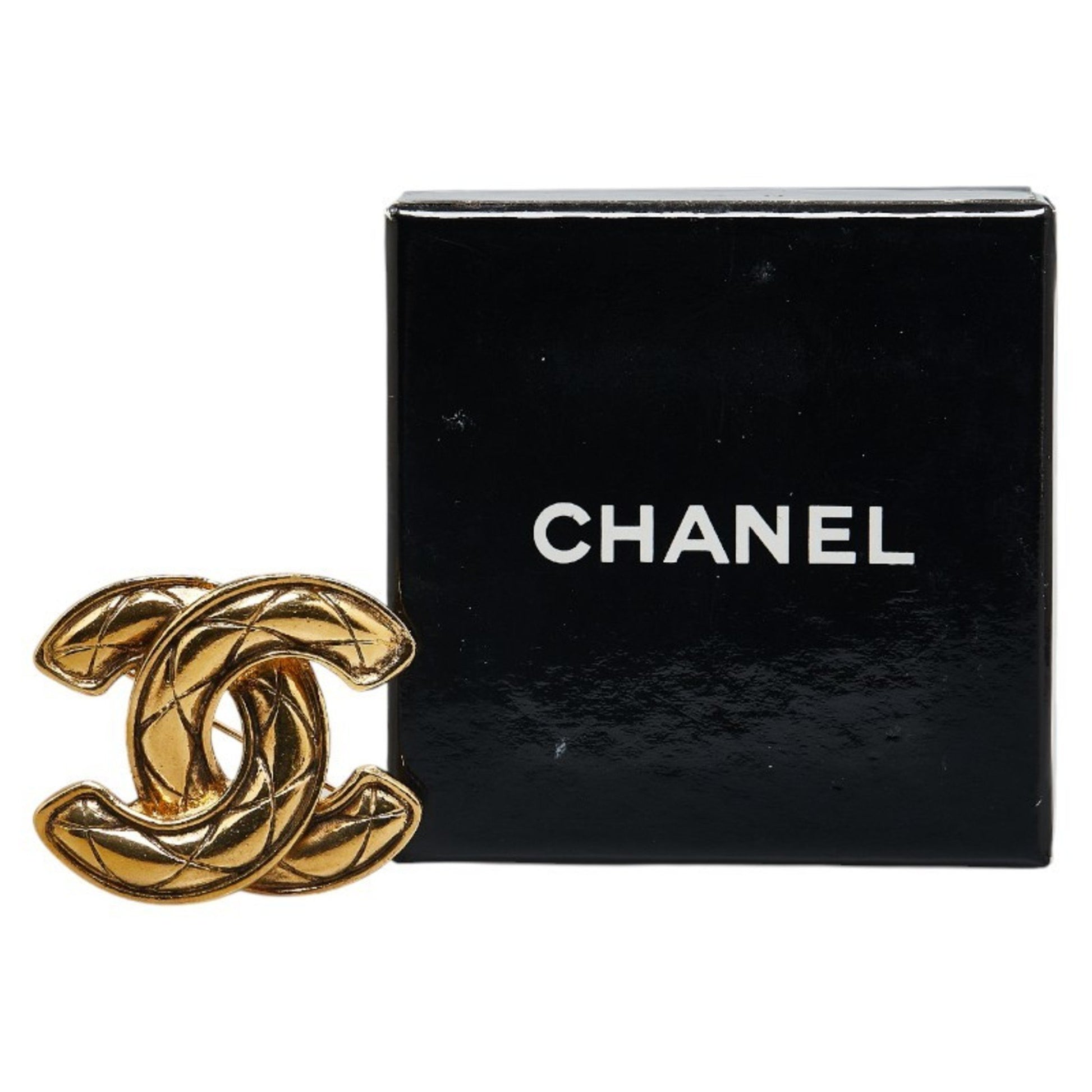 Chanel Coco Mark, Gold, Gold Plated, brooch