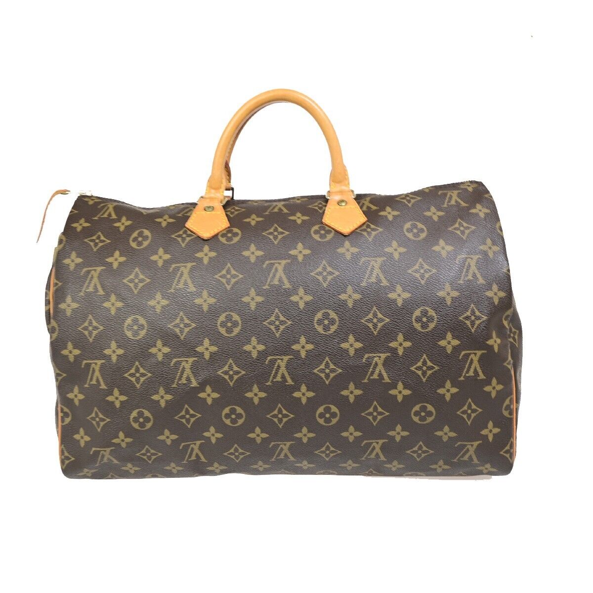 Louis Vuitton Speedy 40, Brown, Canvas, handbag