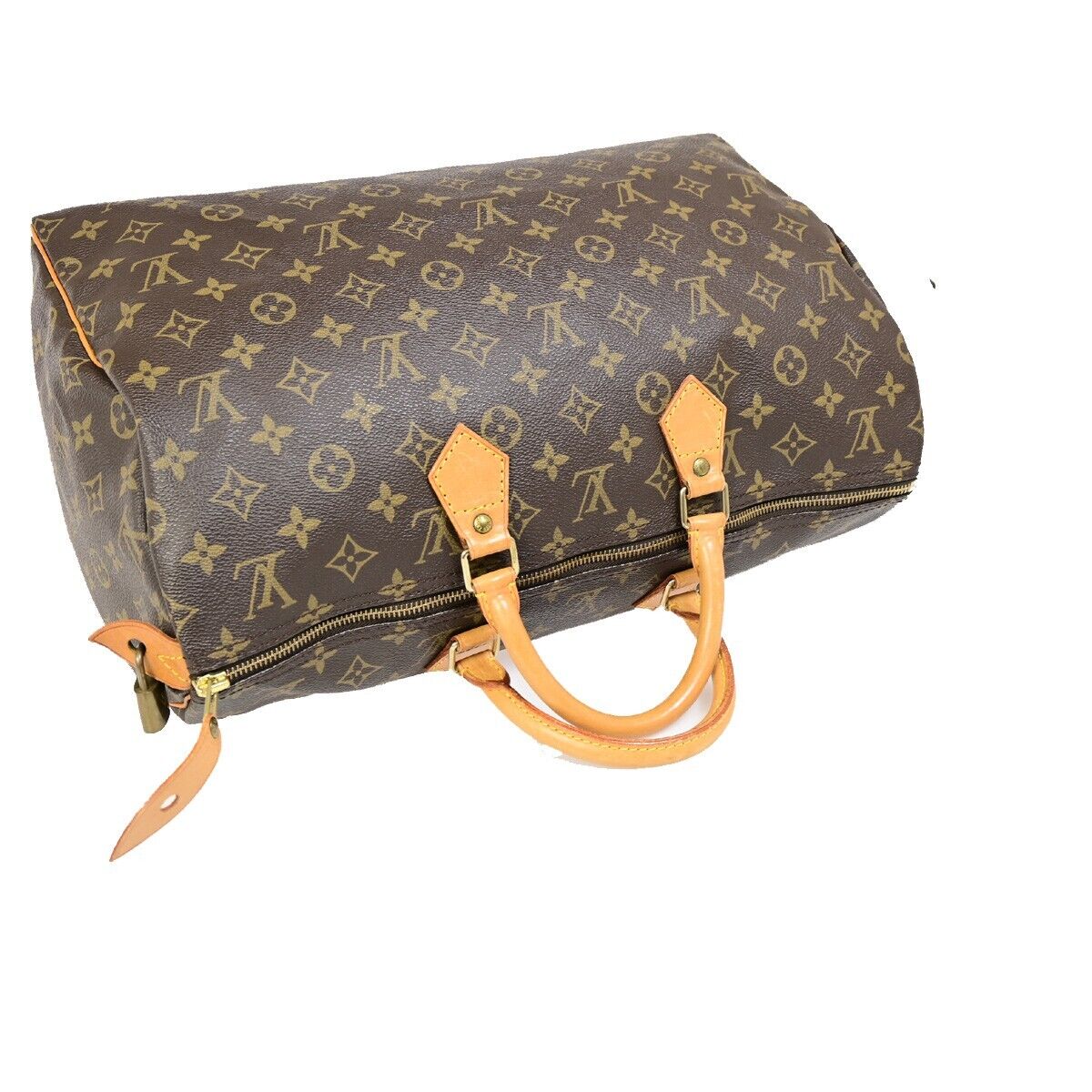 Louis Vuitton Speedy 40, Brown, Canvas, handbag