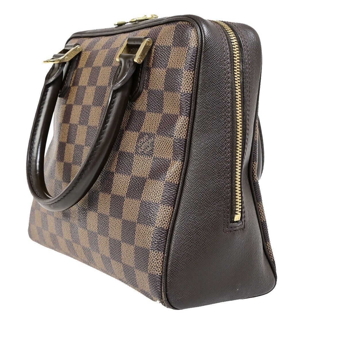 Louis Vuitton Brera, Brown, Canvas, handbag