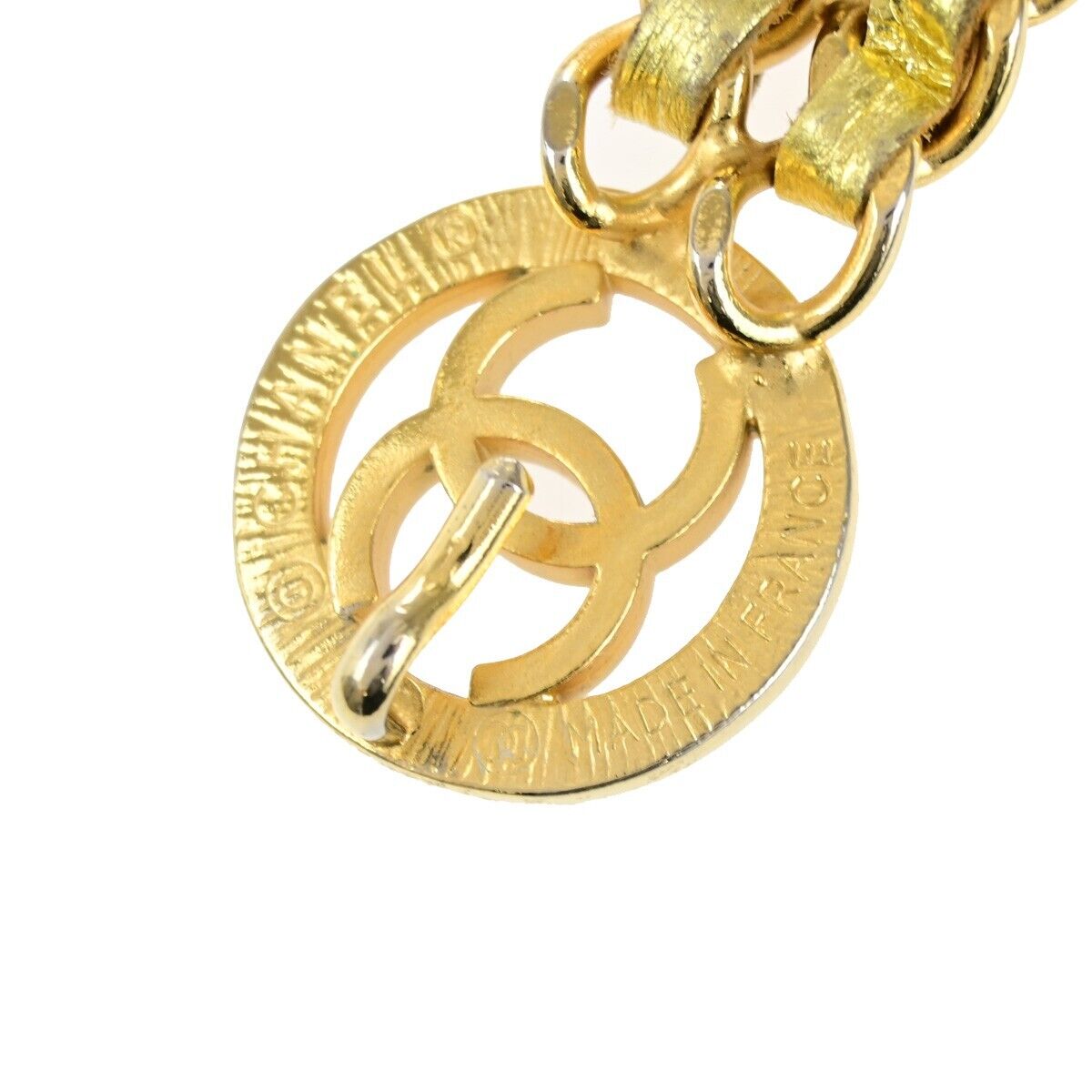 Chanel Coco Mark, Gold, Gold Plated, belt