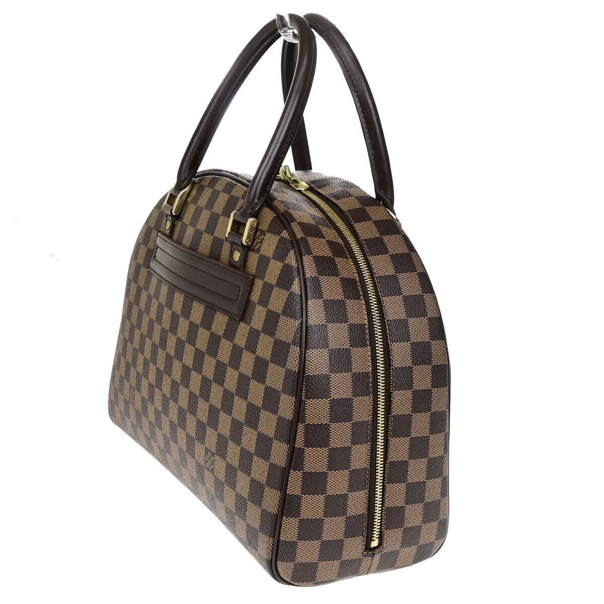 Louis Vuitton Nolita, Brown, Canvas, handbag