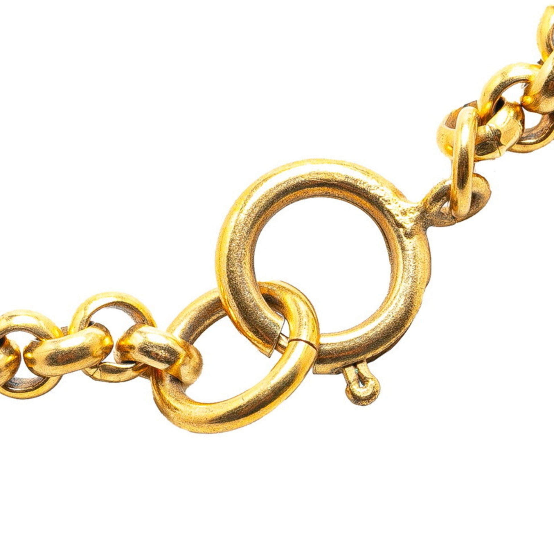 Chanel Clover, Gold, Gold Plated, necklace