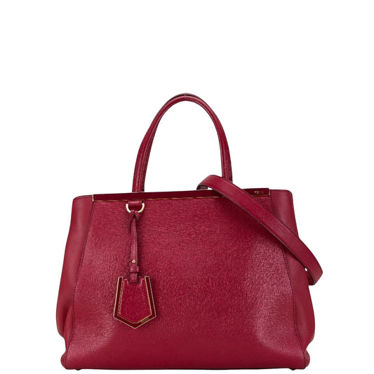 Fendi, Red, Leather, handbag