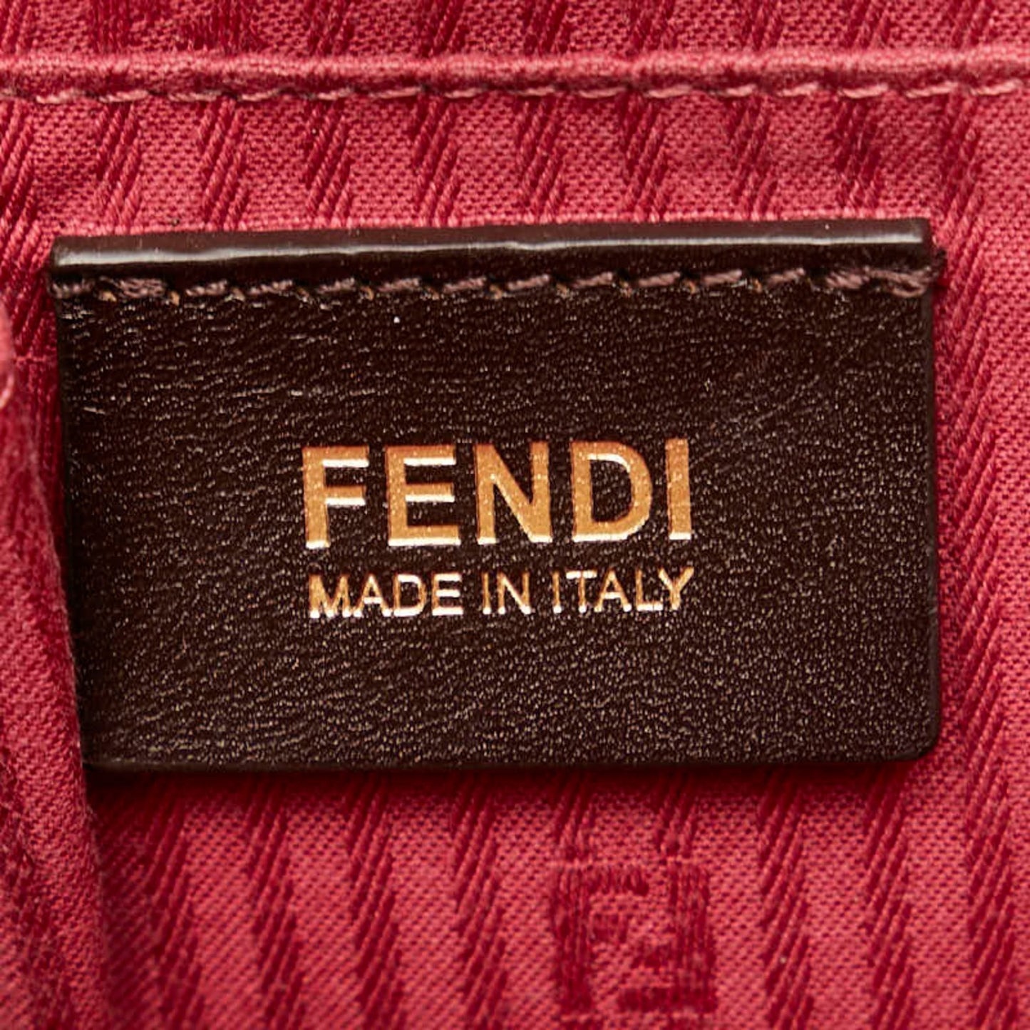 Fendi, Red, Leather, handbag