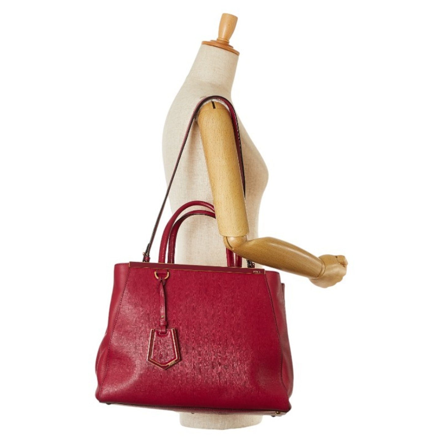 Fendi, Red, Leather, handbag