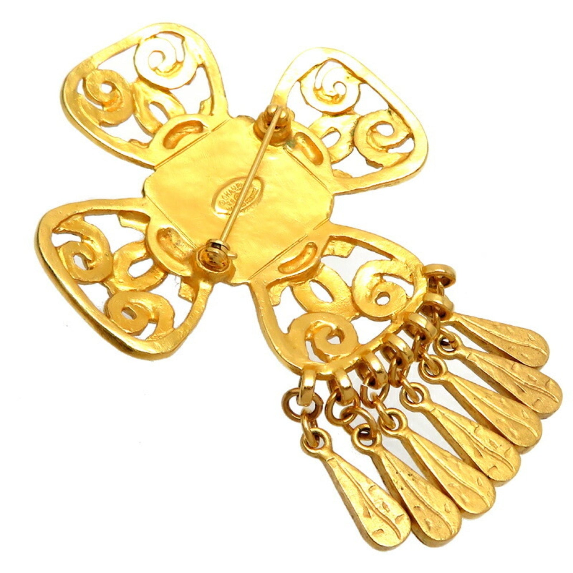 Chanel Coco Mark, Gold, Gold Plated, brooch