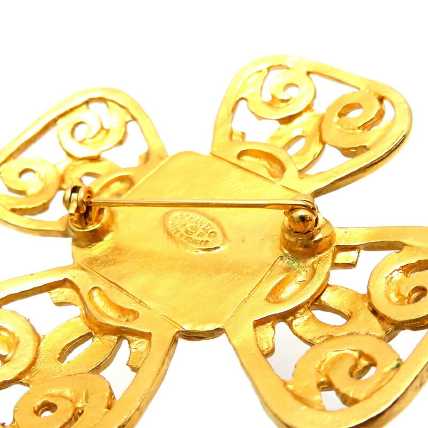 Chanel Coco Mark, Gold, Gold Plated, brooch