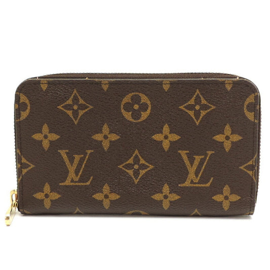 Louis Vuitton Zippy, Brown, Canvas, wallet