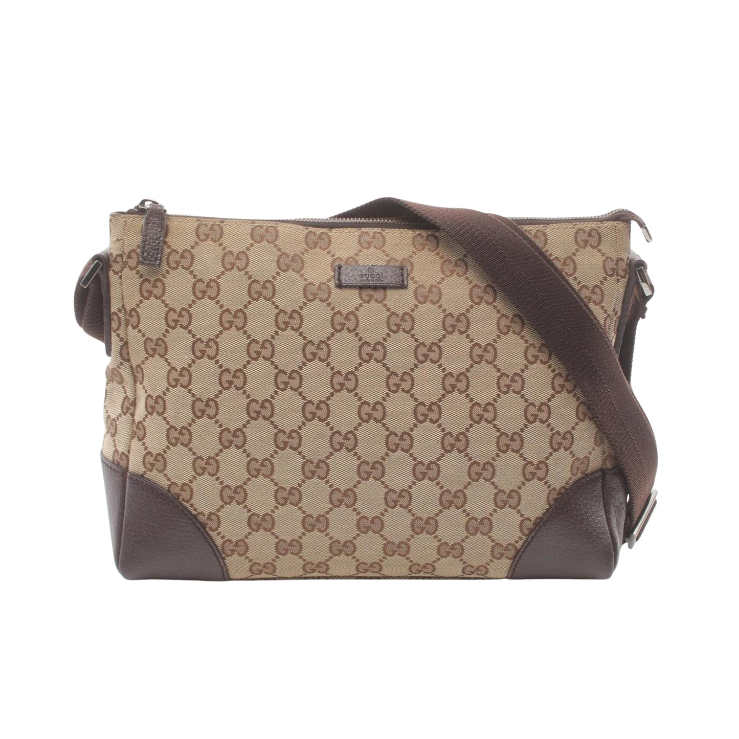 Gucci GG canvas, Beige, Canvas, shoulder