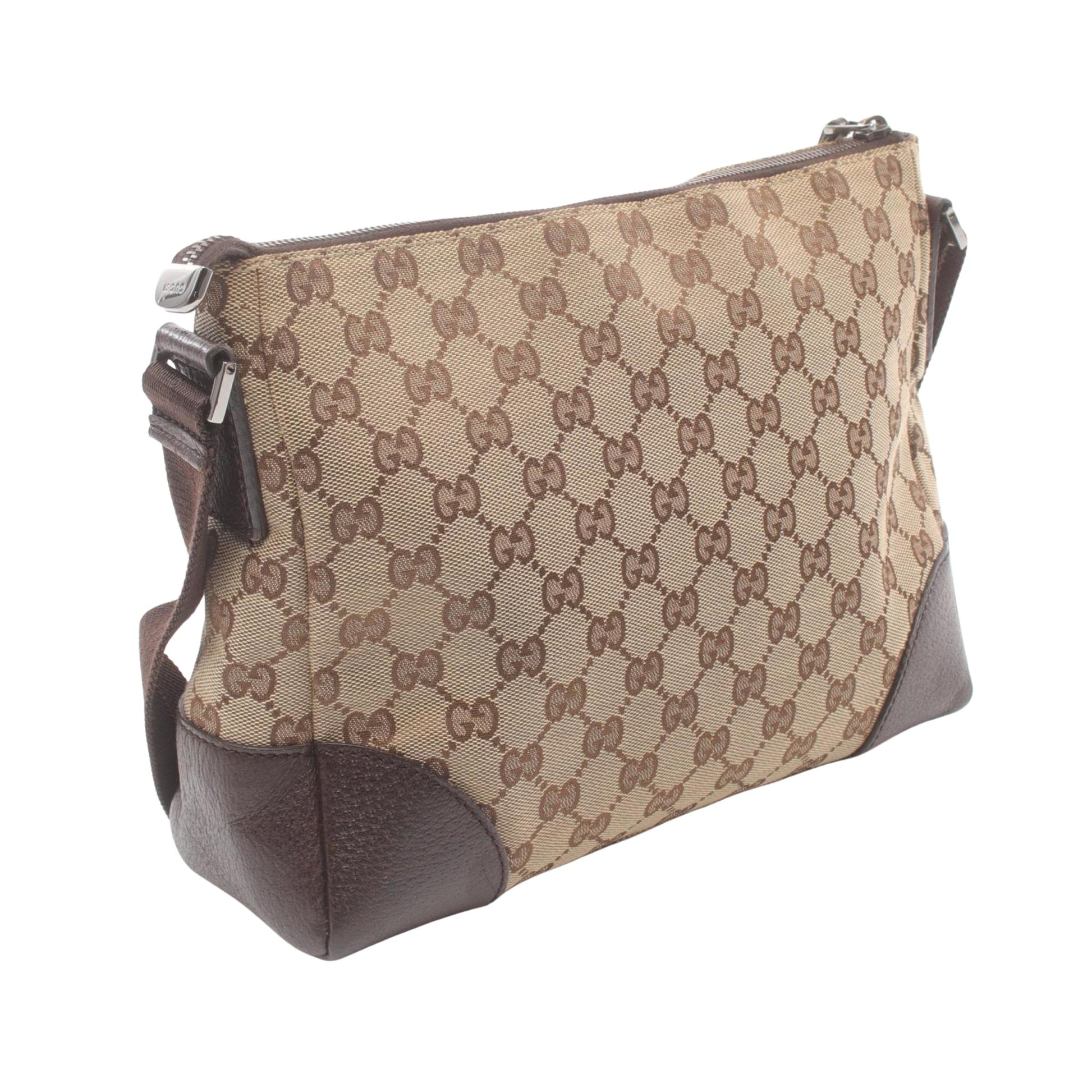 Gucci GG canvas, Beige, Canvas, shoulder