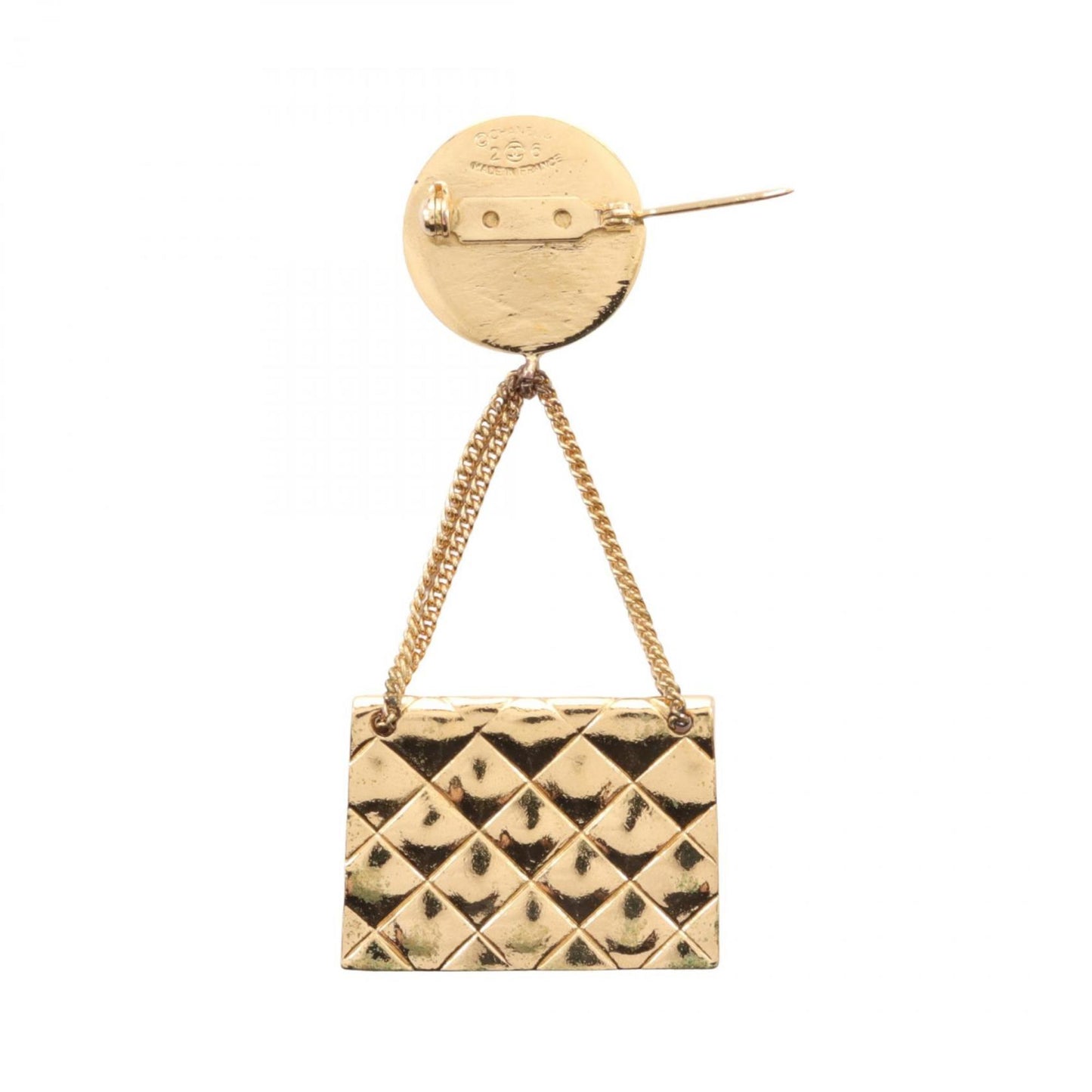 Chanel Coco Mark, Gold, Gold Plated, brooch