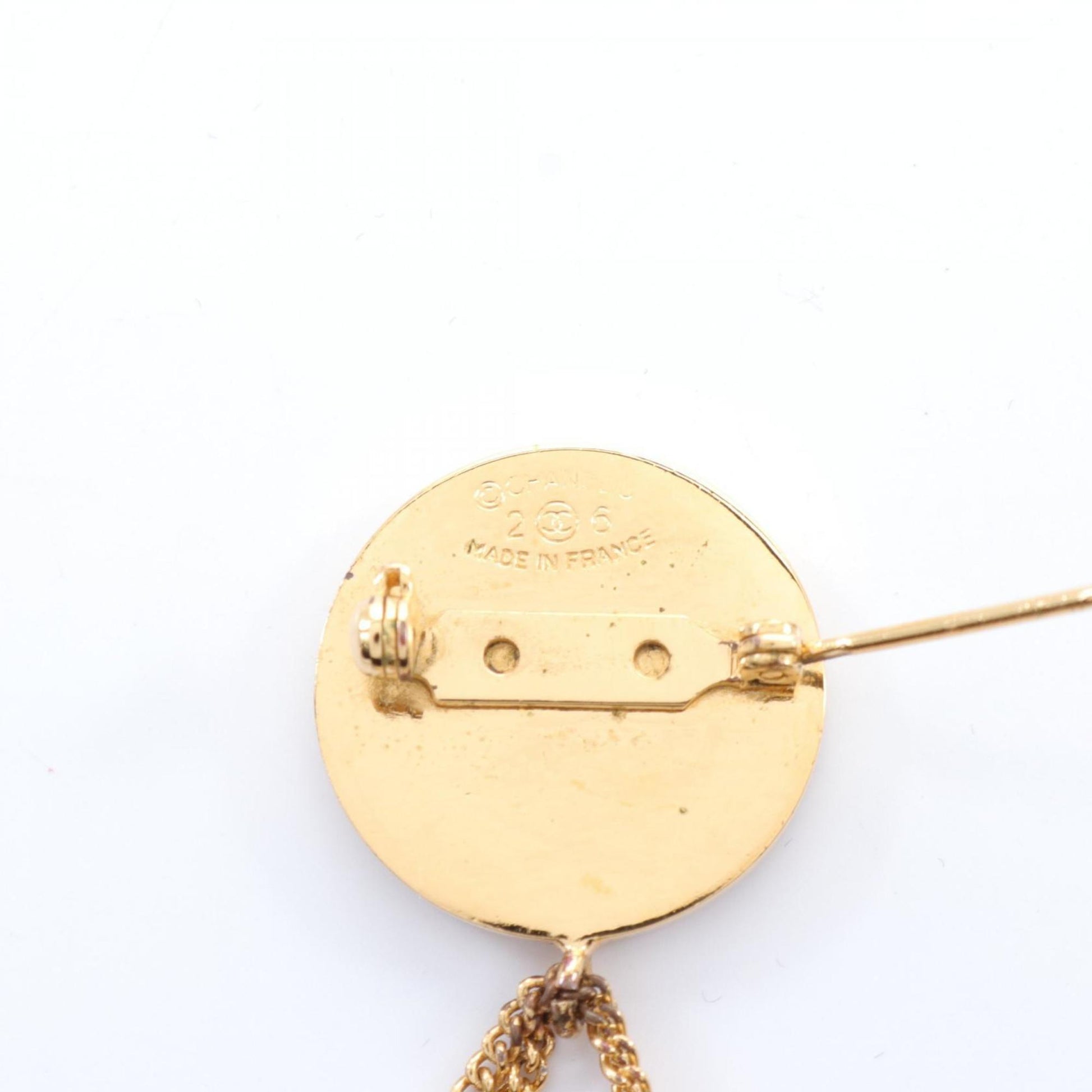 Chanel Coco Mark, Gold, Gold Plated, brooch