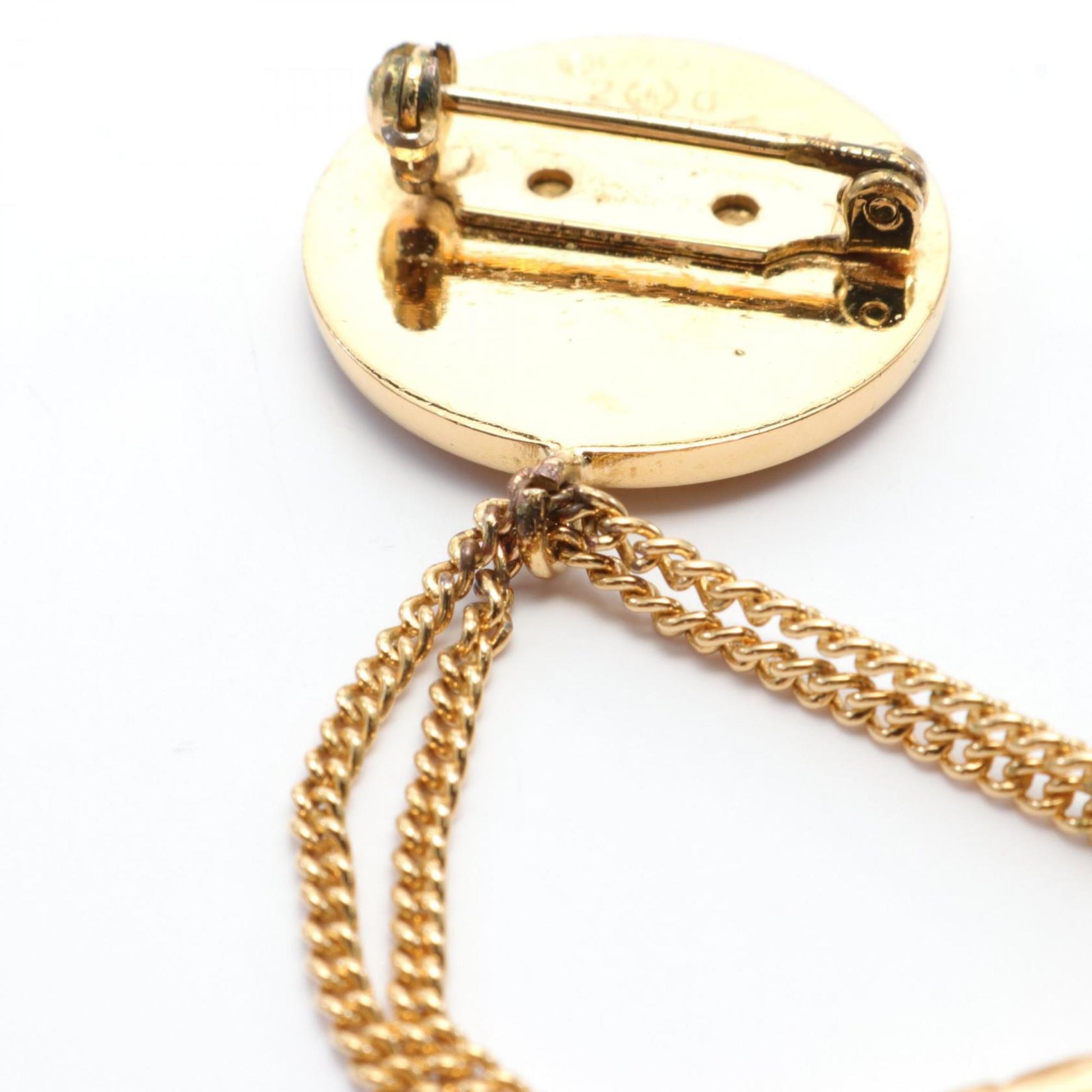 Chanel Coco Mark, Gold, Gold Plated, brooch