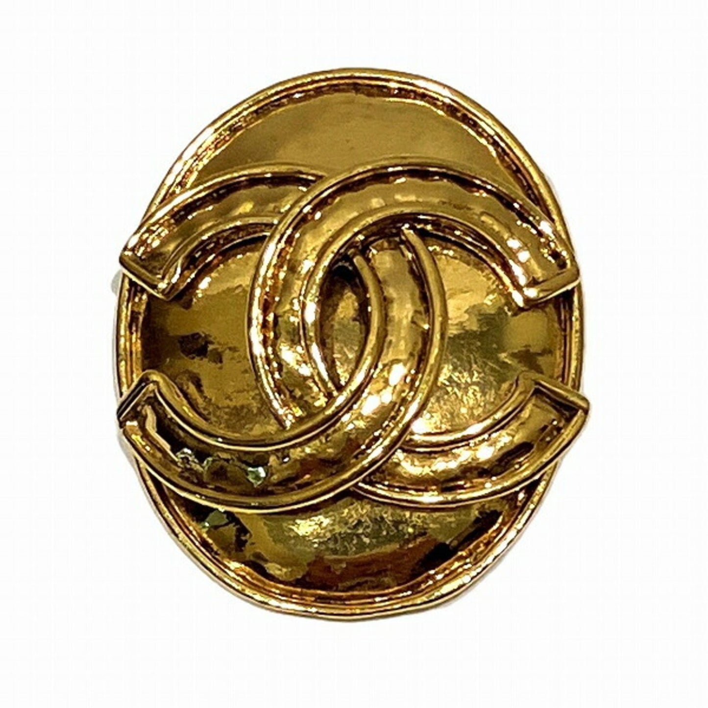 Chanel Coco Mark, Gold, Gold Plated, brooch