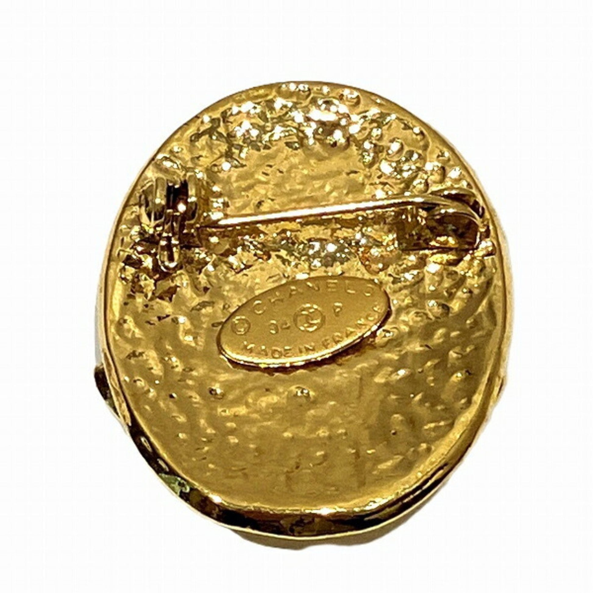 Chanel Coco Mark, Gold, Gold Plated, brooch