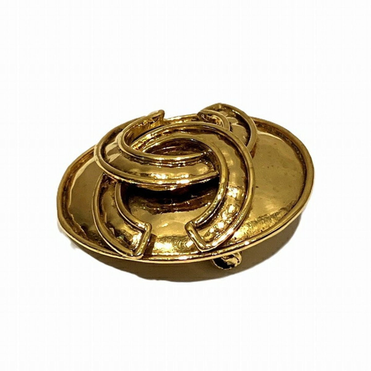 Chanel Coco Mark, Gold, Gold Plated, brooch