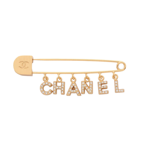 Chanel, Gold, Gold Plated, brooch