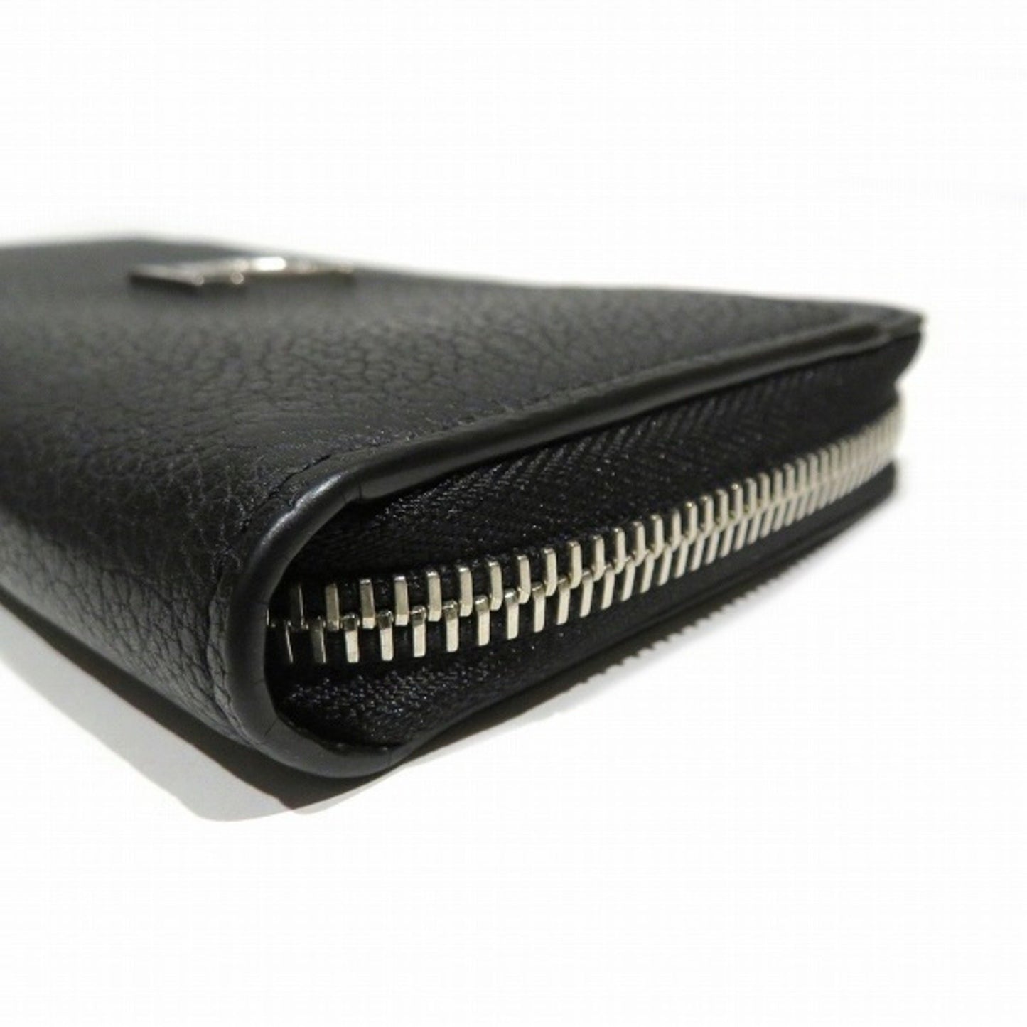 Louis Vuitton Lockme, Black, Leather, wallet