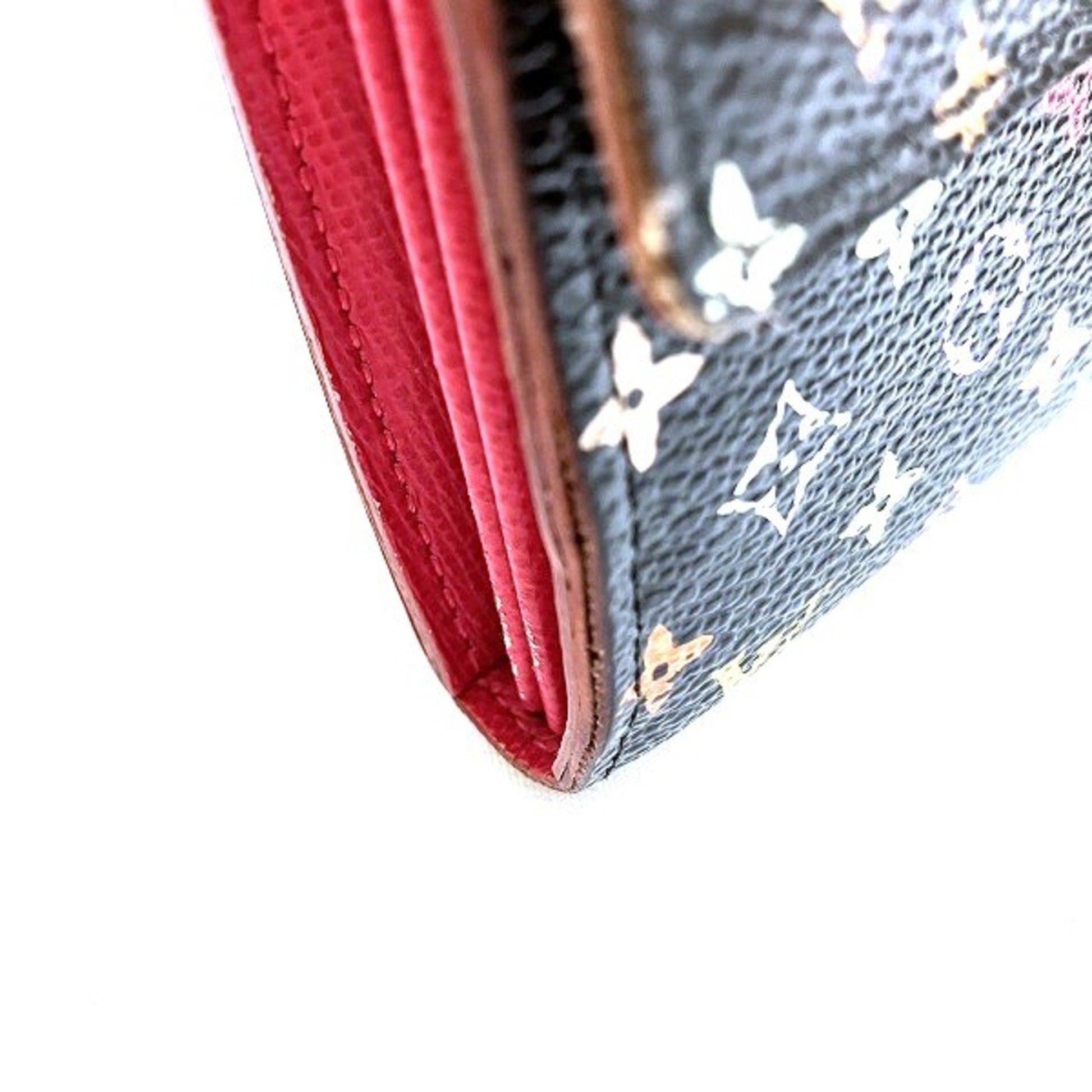 Louis Vuitton Portefeuille Sarah, Multicolour, Canvas, wallet