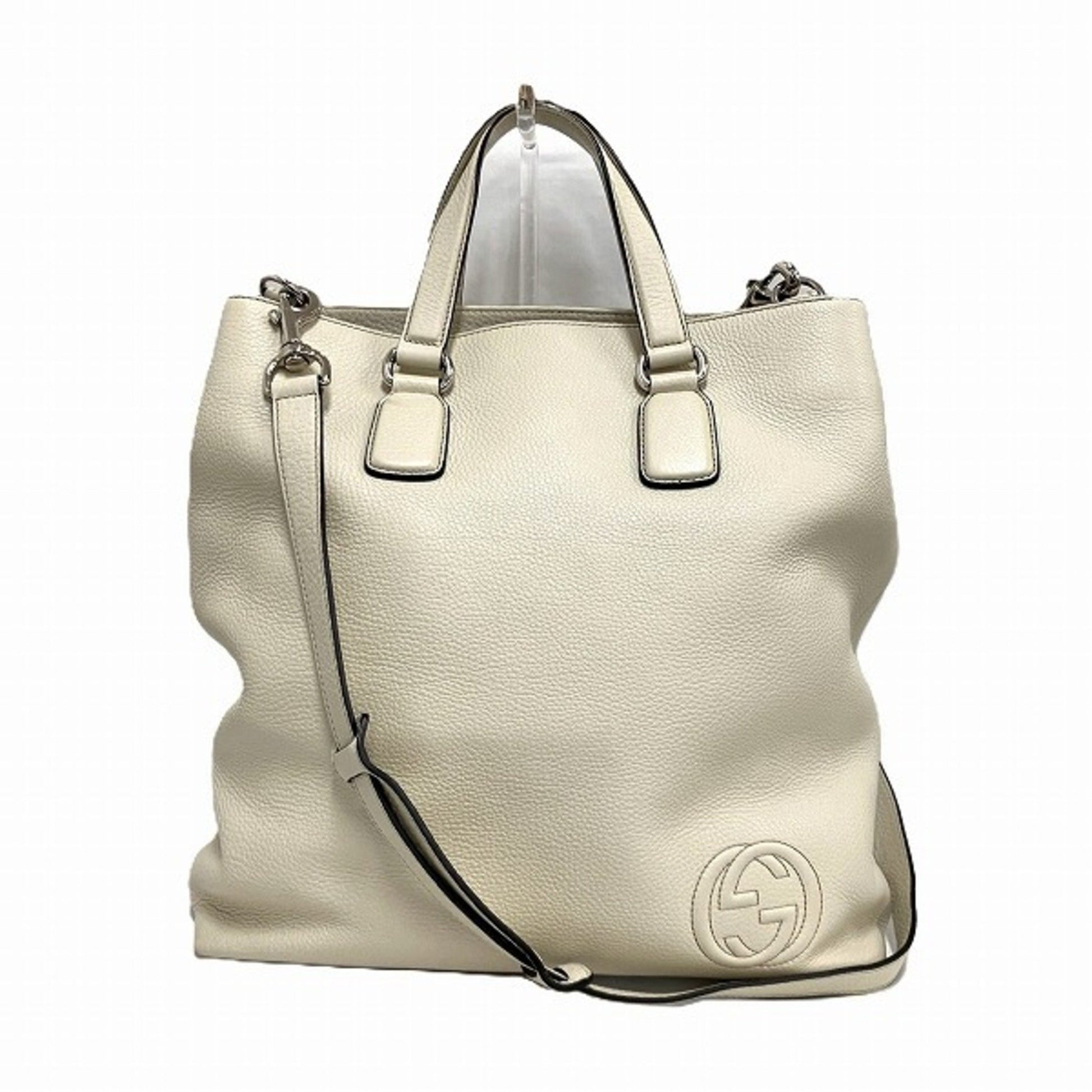 Gucci Soho, Beige, Leather, tote