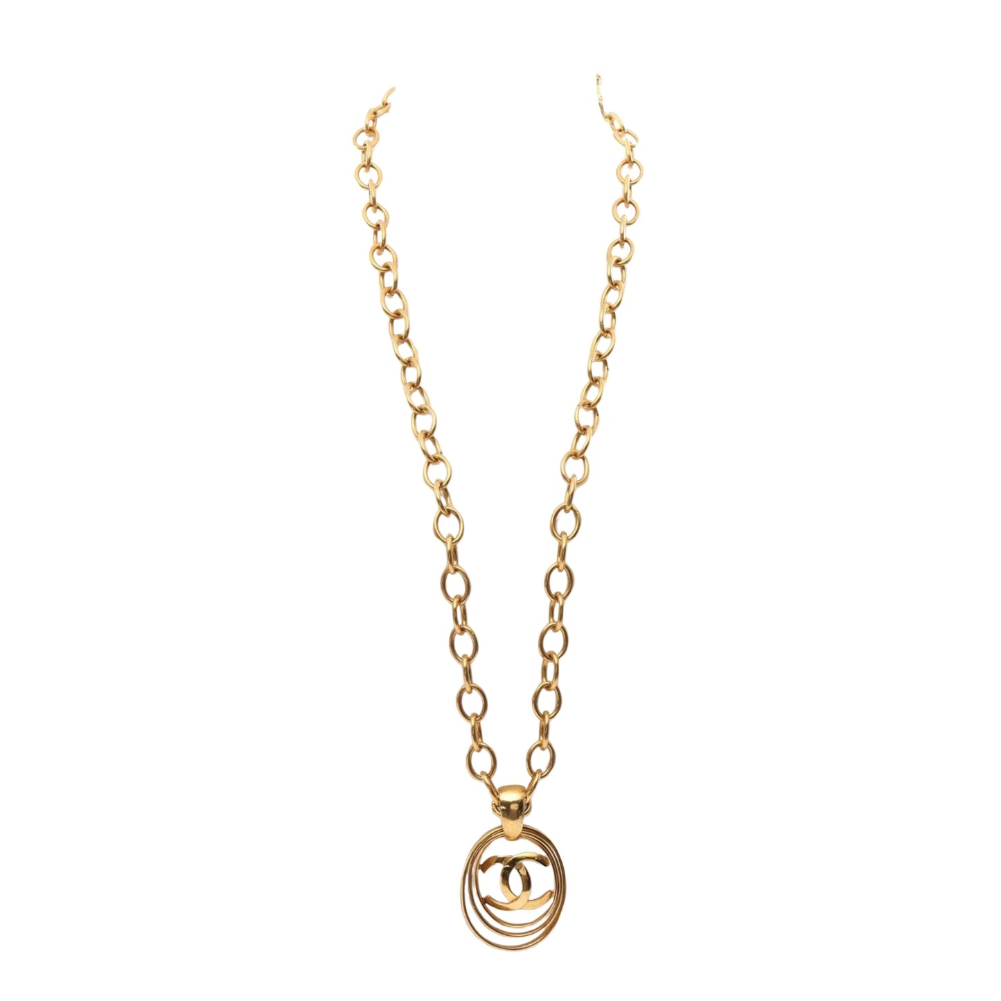 Chanel Coco Mark, Gold, Gold Plated, necklace