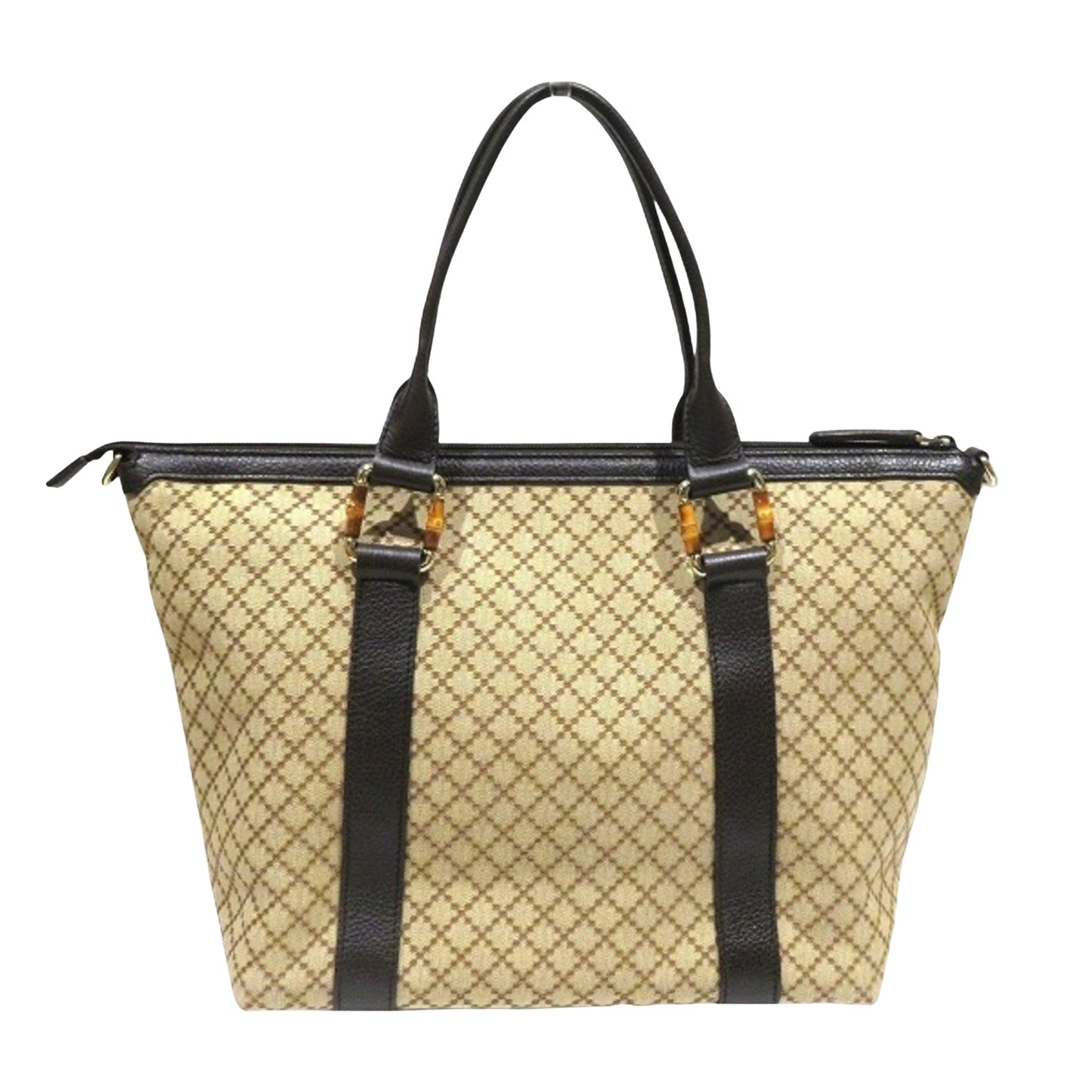 Gucci Diamante, Beige, Canvas, tote